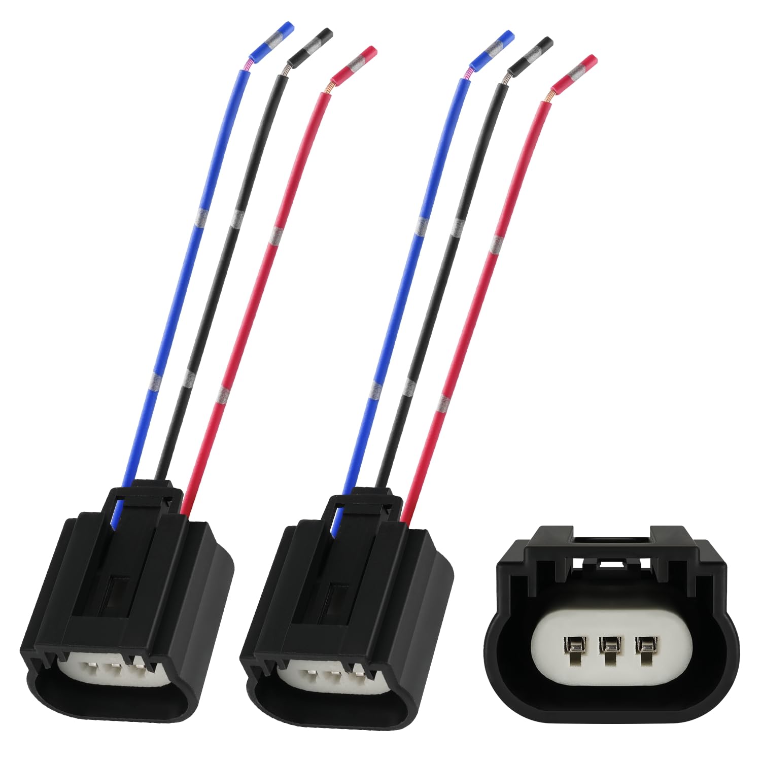 Ibrightstar H13 9008 H13Ll H13St H13Xv Female High Temperature Ceramic Adapter Wiring Harness Sockets Wire For Headlights Or Fog