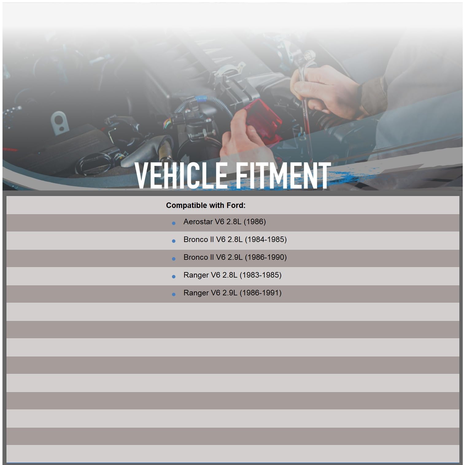 OEG Parts New Starter Compatible With Ford Bronco II 2.8L 2.9L V6 1984-1990, Ranger 2.8L 2.9L 1983-1991, Aerostar Van V6 2.8L 19