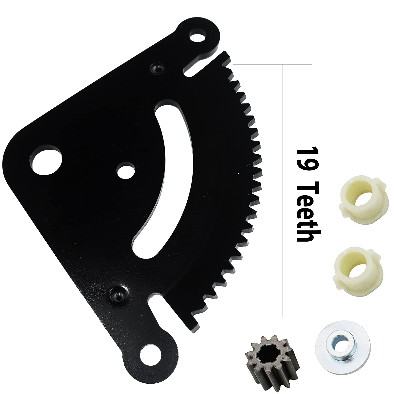 Hrepair Flip Manufacturing Steering Sector Gear & Pinion Kit Fits John Deere La Series - 19 Tooth La120, La125, La130, La135, La140, La145, La150 Replace Part Number Gx21924Ble, Gx20053, Gx20054