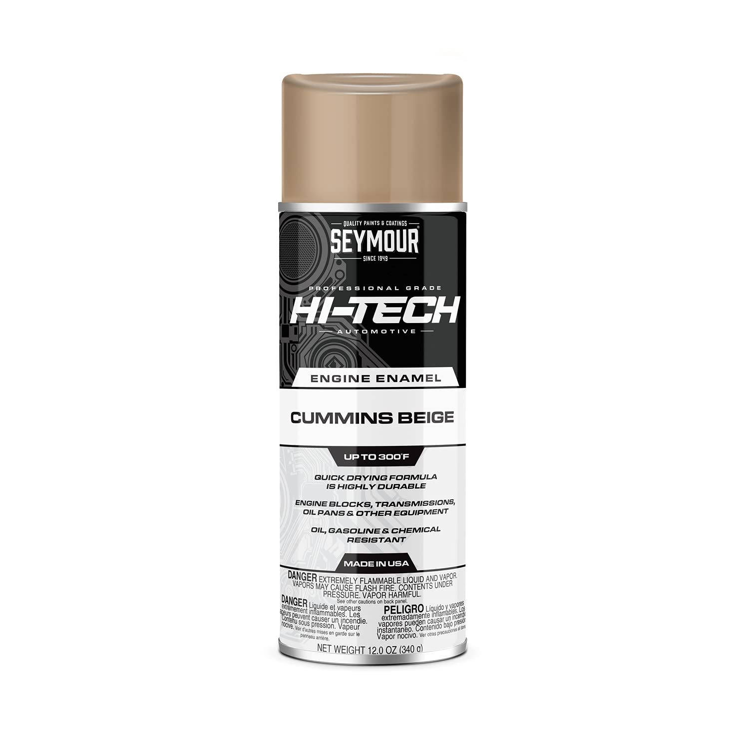 Seymour EN-73 Hi-Tech Engine Spray Paint, Cummins Beige