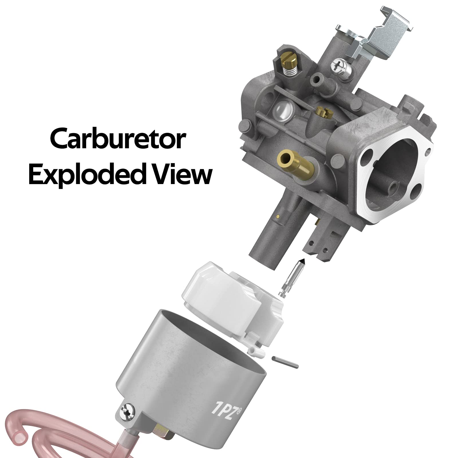 1Pz De1-F04 Carburetor Carb Replacement For Kawasaki Fe290 1992-2018 Club Car Ds And Precedent Turf Carryall 1998-Up Fe290 Engine Golf Cart 101905601 1016478 1016438 1016440 1016439 1016430 1016441