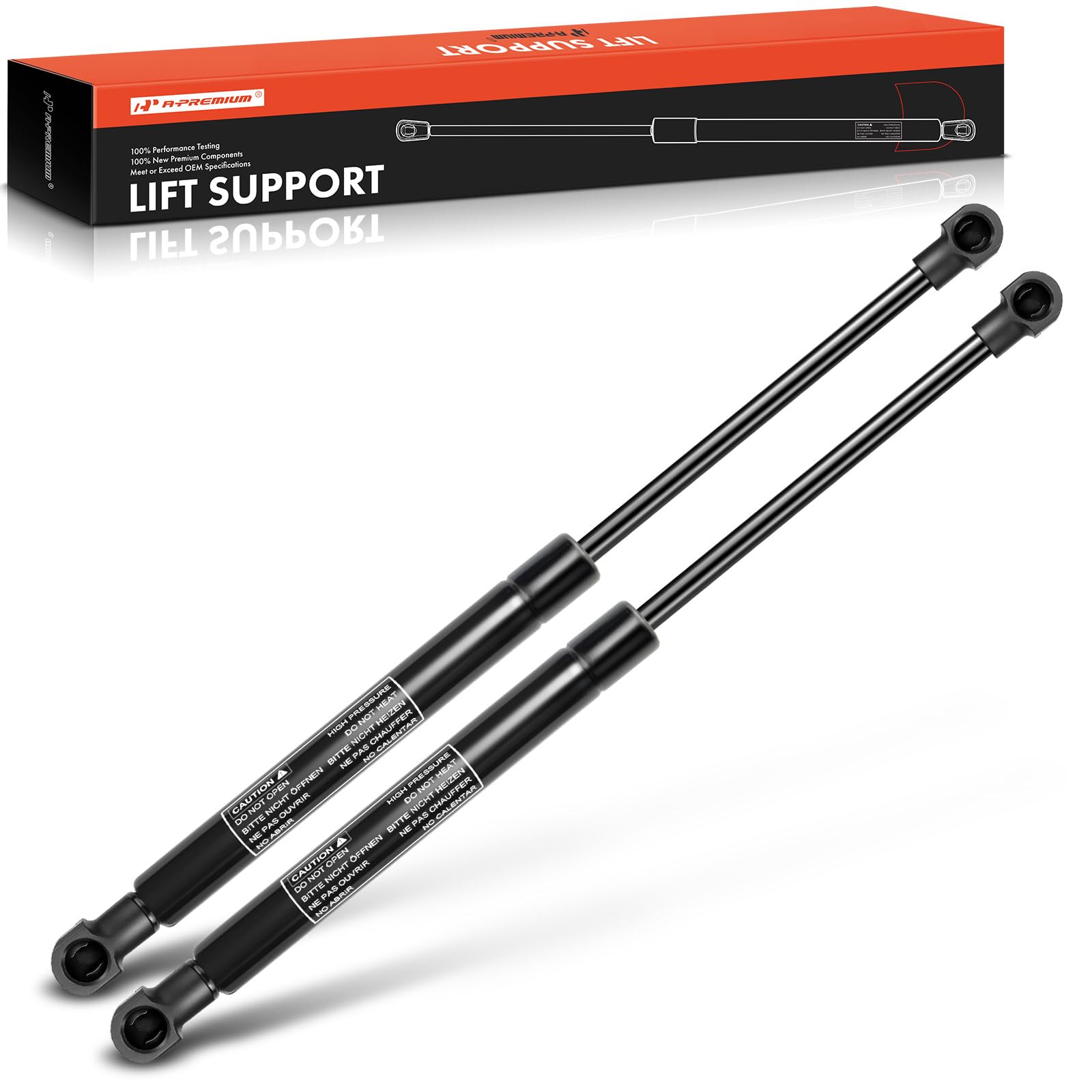 A-Premium Front Hood Lift Supports Struts Shocks Compatible With Select Lexus Models - Is F 2008-2013, Is250 Is300 2005-2013, Is