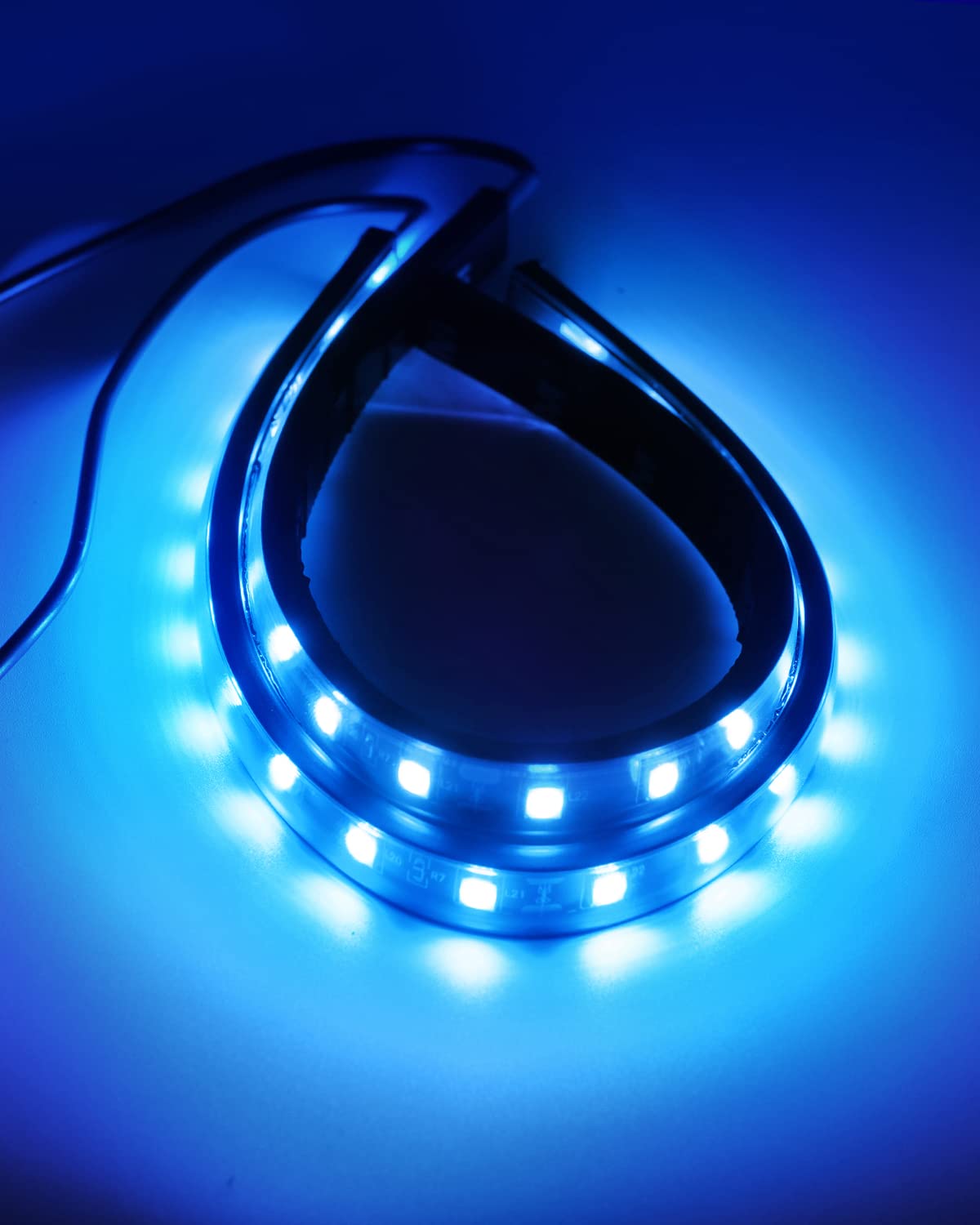 12V Led Light Strip 32Cm Waterproof Ice Blue Led Strip Lights For Cars Motorcycles Golf Cart Interior & Exterior Marine Boat 505