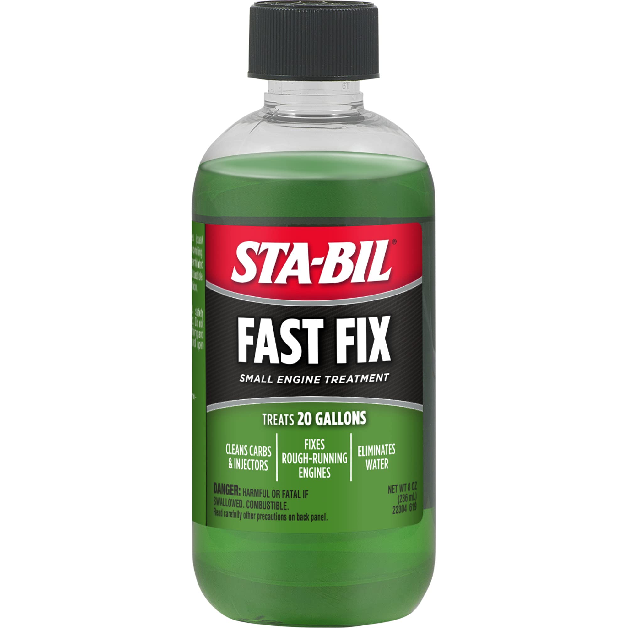 Sta-Bil Fast Fix - Small Engine Treatment, Cleans Carburetors And Injectors, Fixes Rough Running Engines, Eliminates Water, Trea