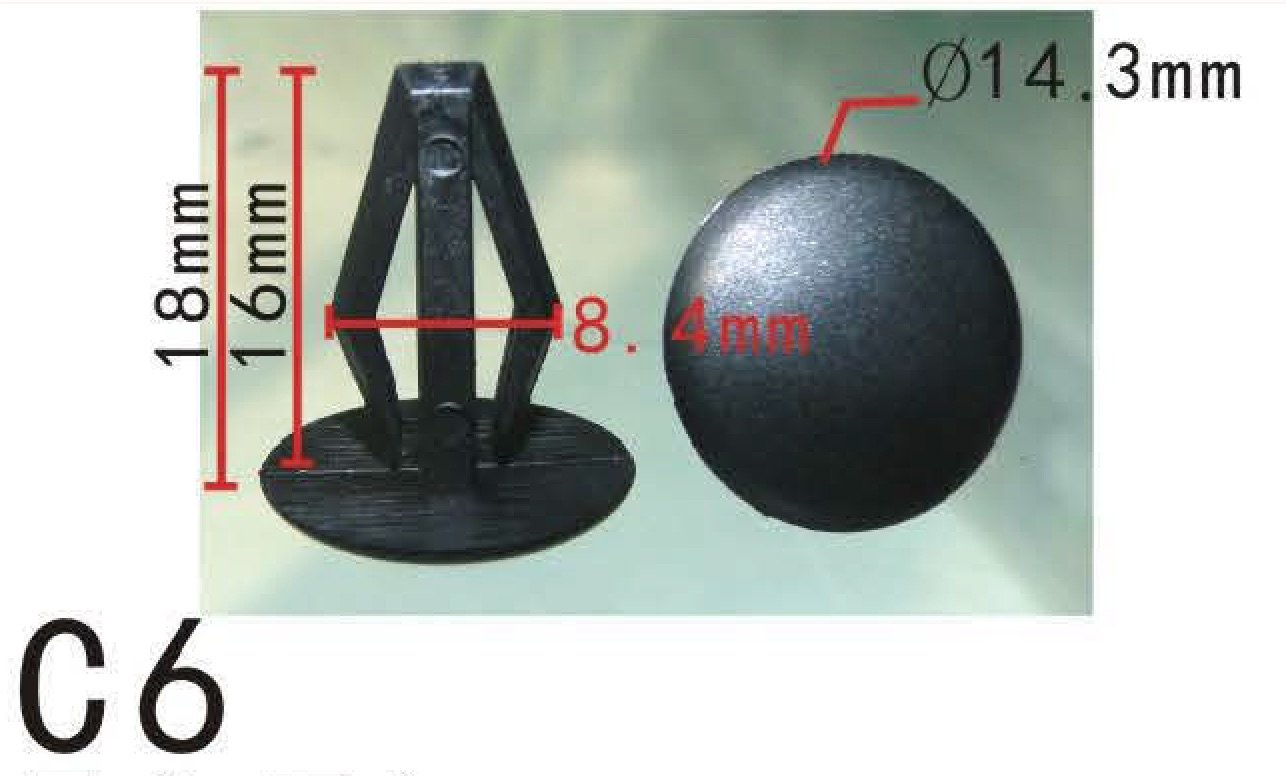 Autobahn88 Retainer Clip For Hood Insulation, Compatible With Nissan (Oem: 76906T3000) (Pack Of 20)