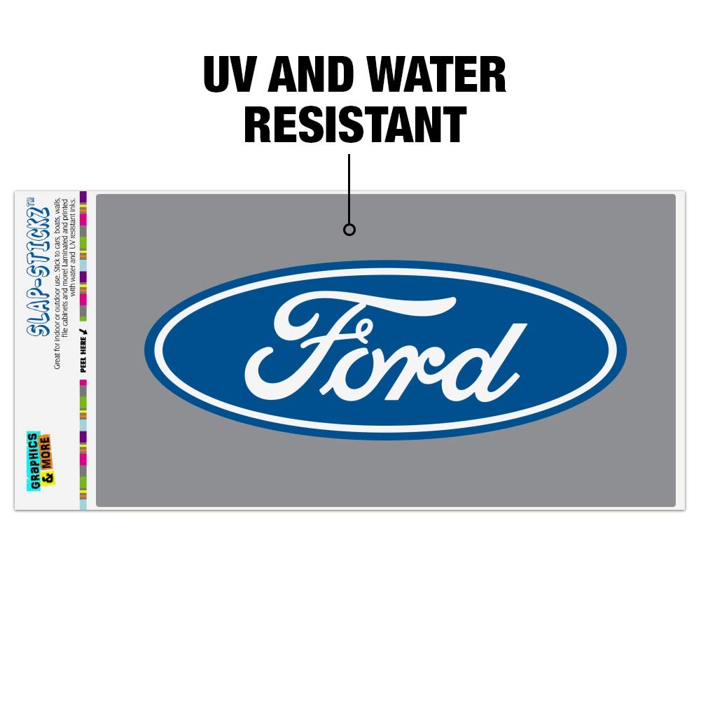 Graphics & More Ford Motor Company Blue Oval Logo Automotive Car Window Locker Bumper Sticker