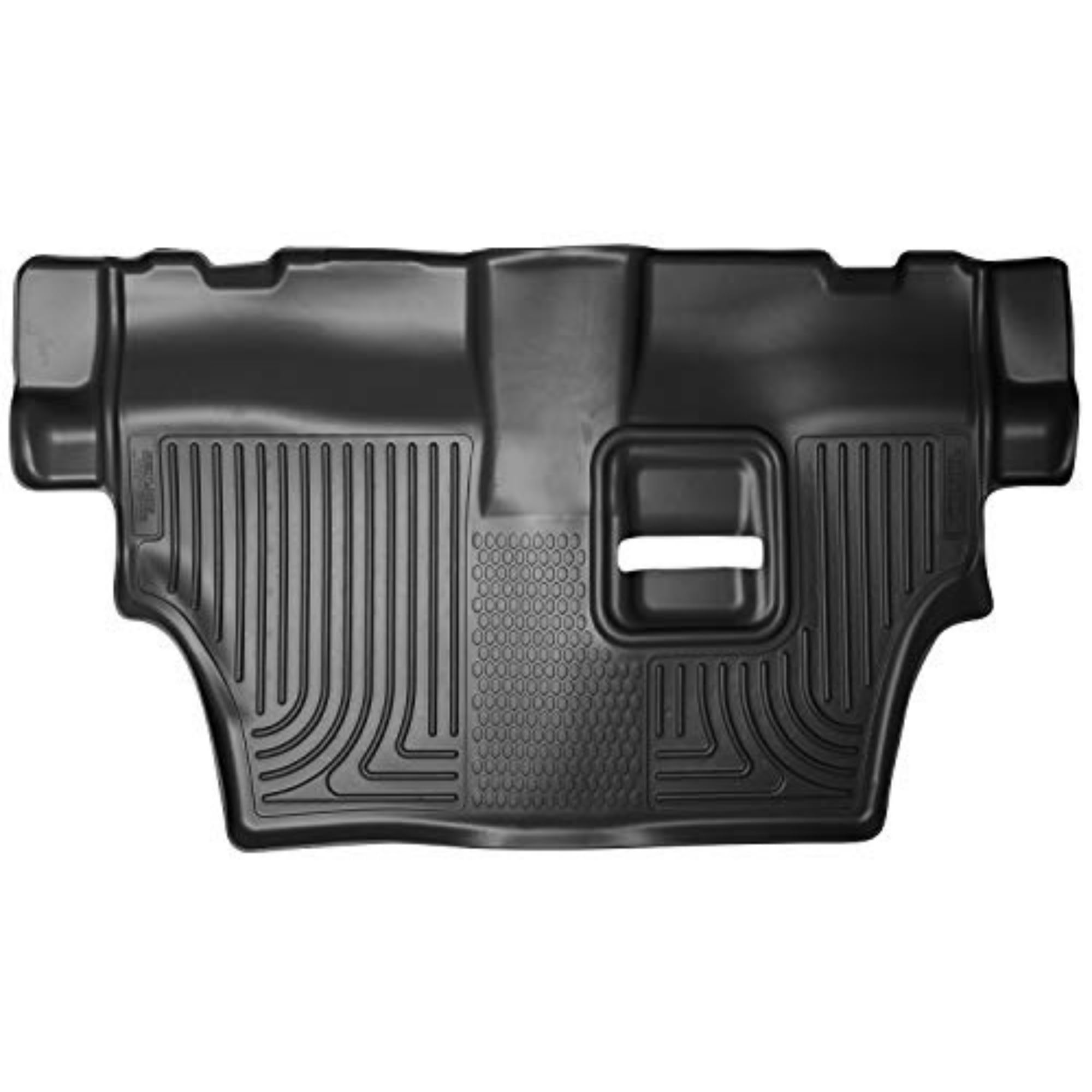 Husky Liners Weatherbeater Floor Mats | Fits 2011-2025 Dodge Durango W/2Nd Row Bench & 3Rd Row Seats | 3Rd Row, 1-Pc Black - 190