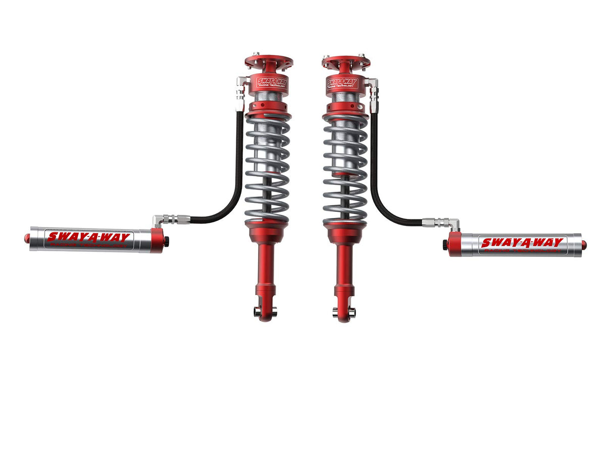 Afe Power 301-5000-01-Ca Sway-A-Way 3.0 Front Coilover Kit W/Remote Reservoirs And Compression Adjuster