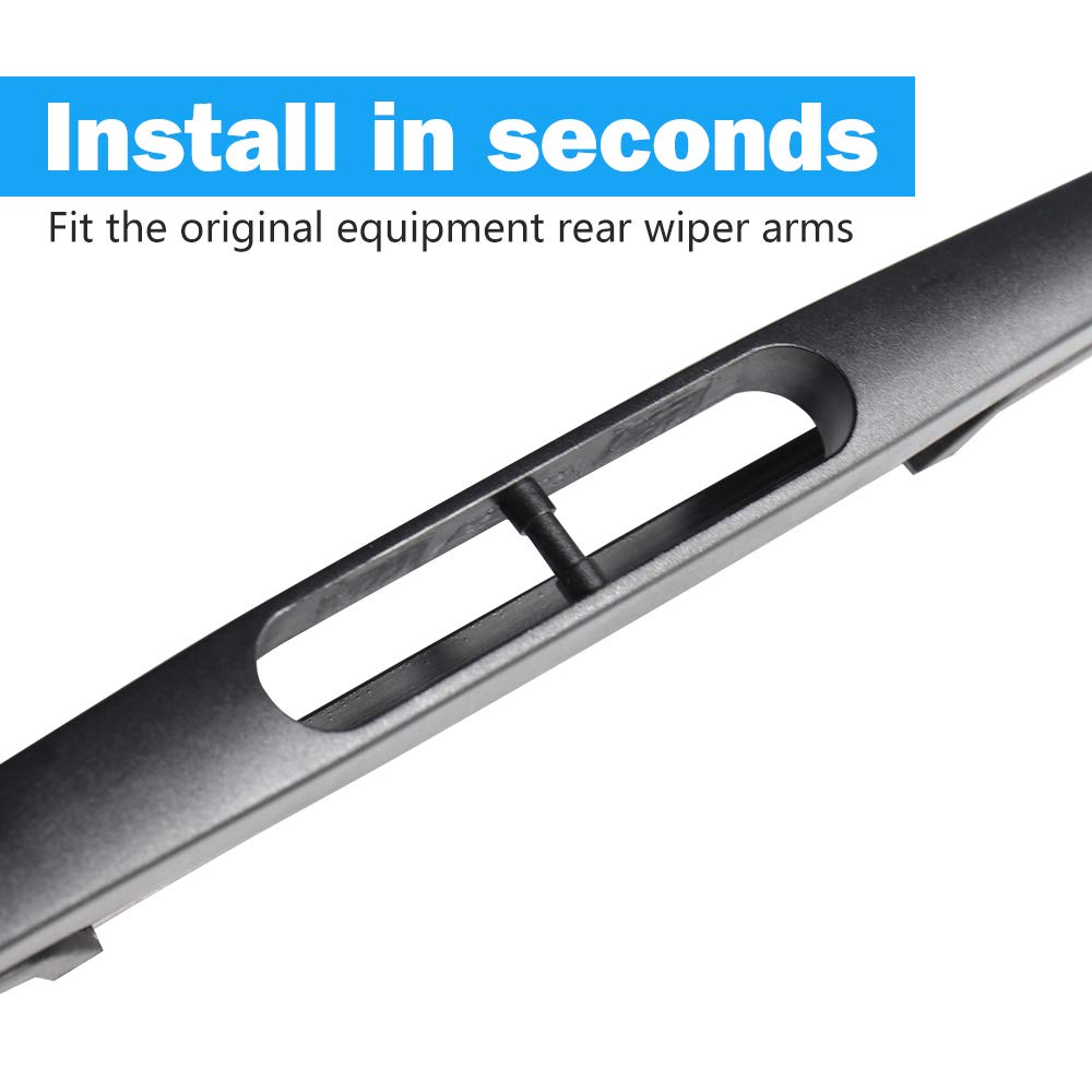 Rear Wiper Blade,Aslam Rear Windshield Wiper Blades Type-E 16E For Chrysler Town & Country 2008-2010,Dodge Grand Caravan Exact F