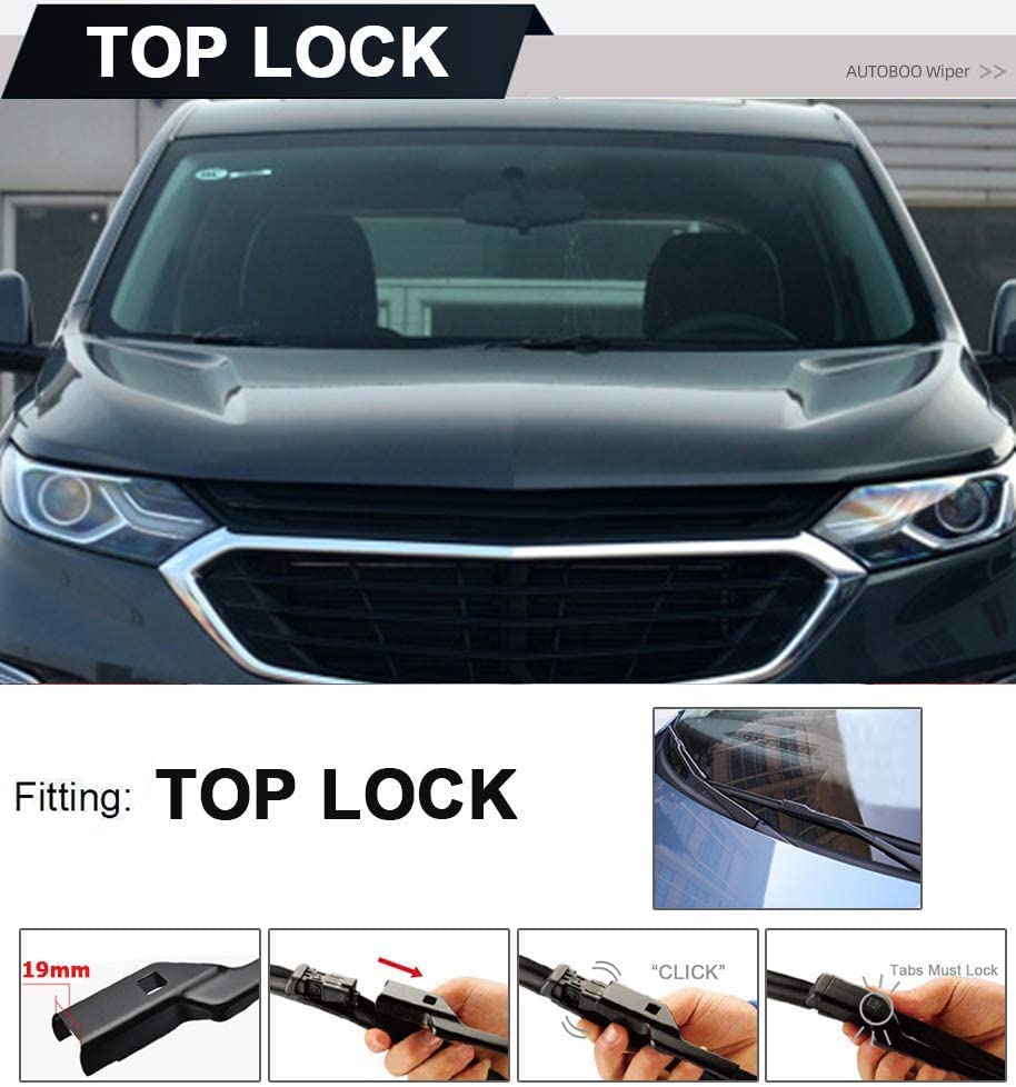 Oem Windshield Wiper Blade Replacement For Chevy Cruze 2021-2016 Original Equipment Wiper Blade Set 28+24 (Set Of 2) 1 Year Warr