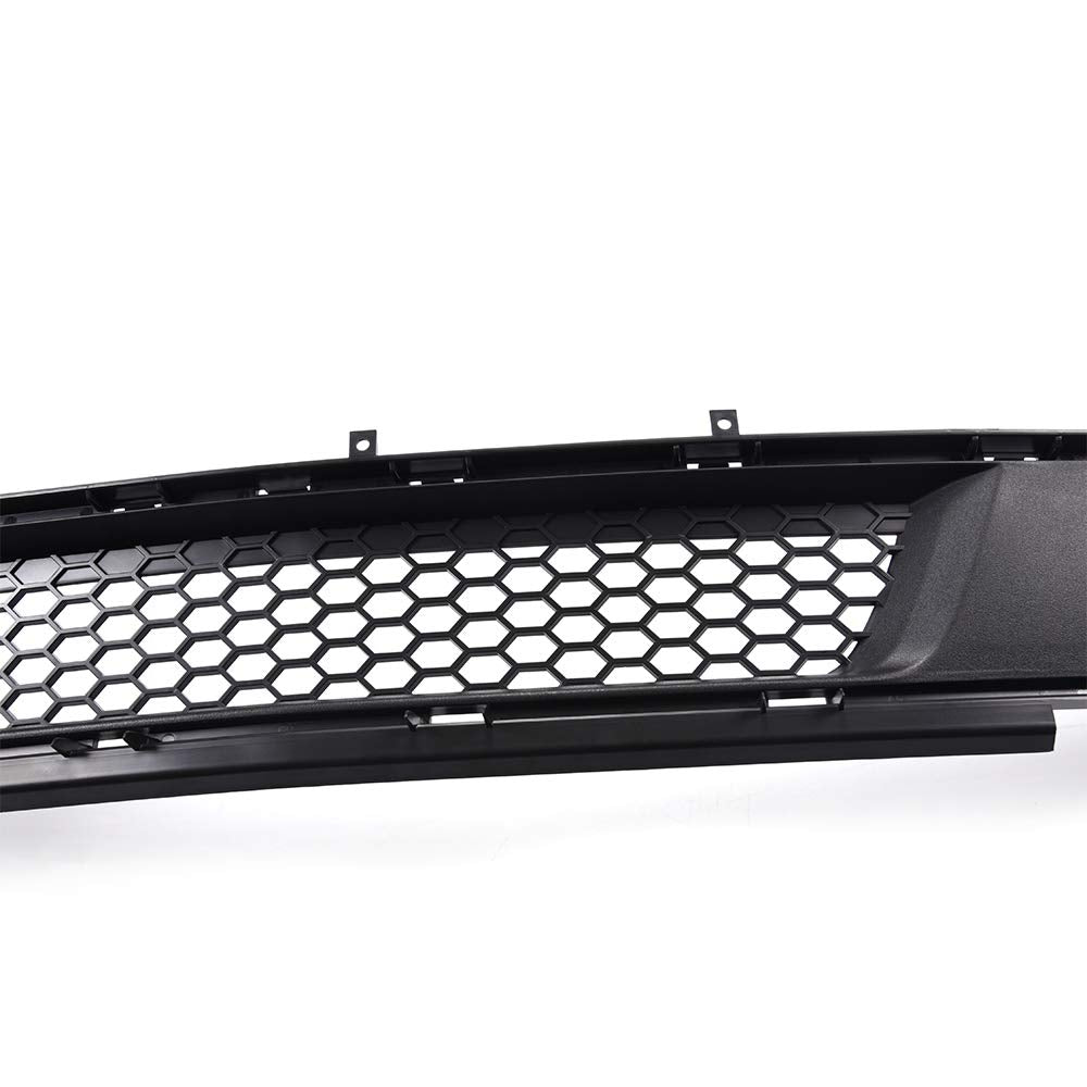 PIT66 Honeycomb Style Lower Grille for 2018-2021 Ford Mustang, Black Plastic