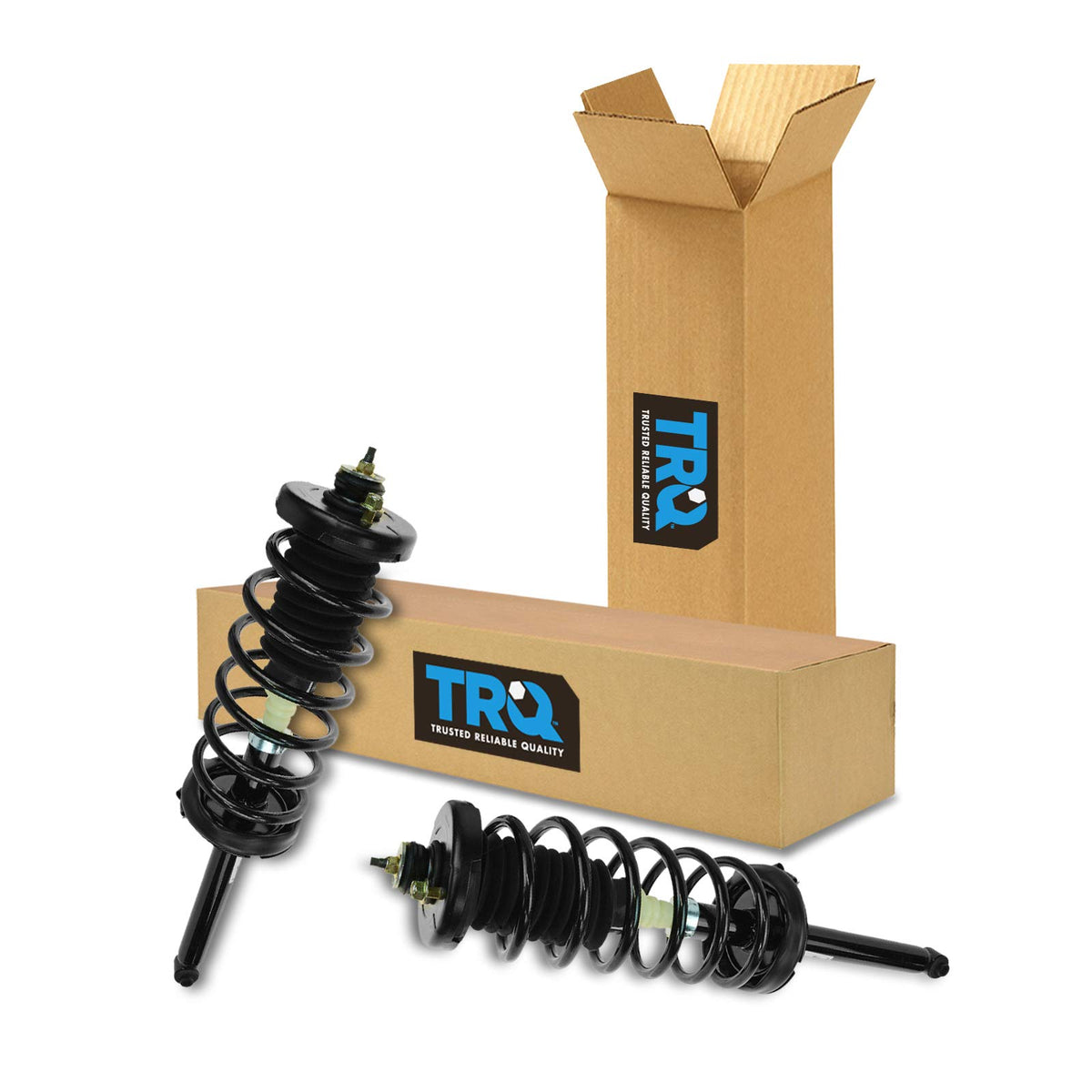 Trq Rear Strut & Coil Spring Assembly Set Driver & Passenger Sides Compatible With 01-03 Acura Cl 99-03 Tl