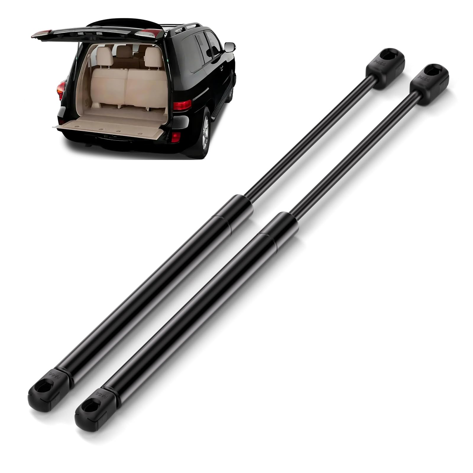 Arana Rear Window Glass Struts Shocks For 2000-2006 Chevy Suburban/Tahoe/Gmc Yukon/Cadillac Escalade 4-Door, 4185 Back Window Li