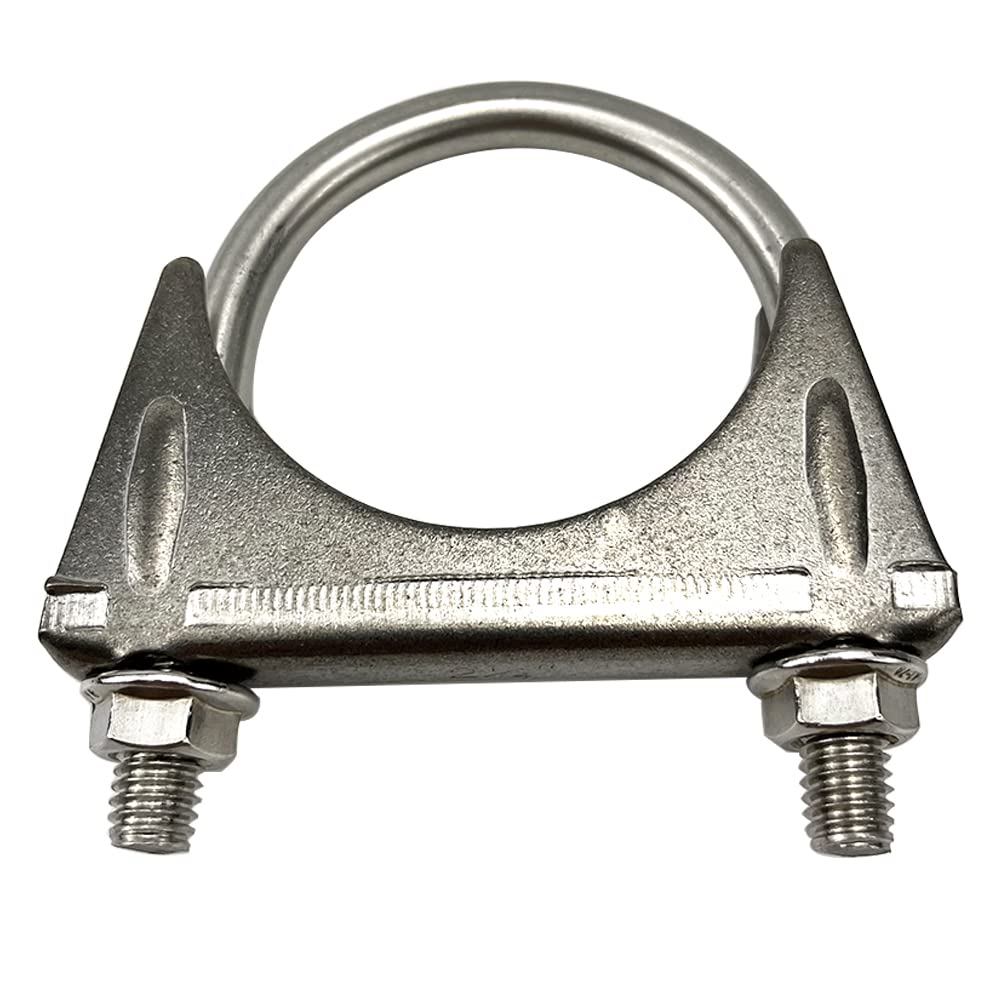 Heavy Duty 2.25'' Exhaust U-Bolt Clamp 2 1/4 Inch Stainless Exhaust Clamp