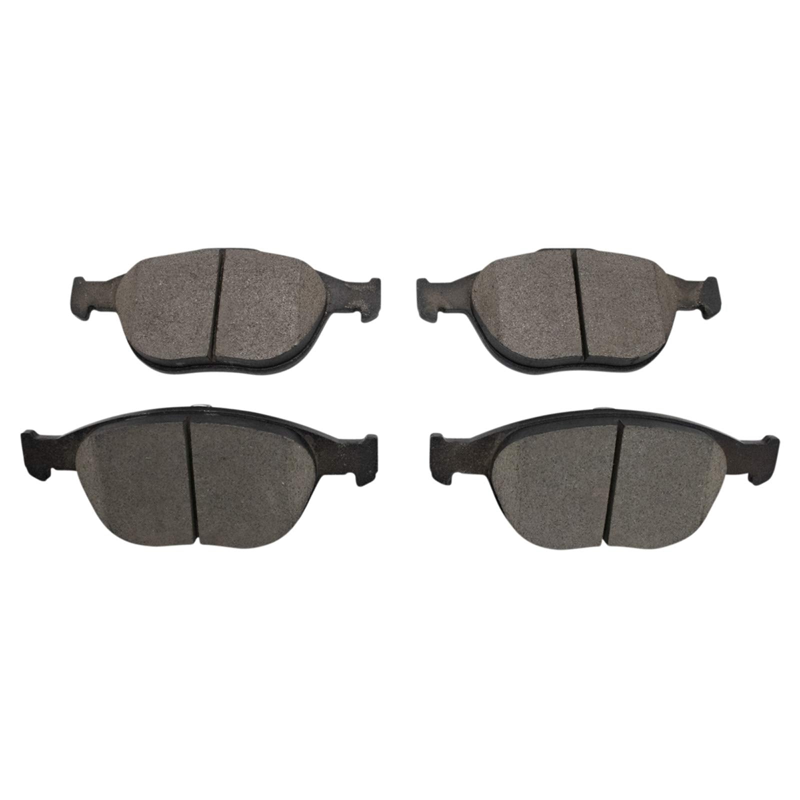 Trq Front Brake Pads Ceramic Compatible With 2002-2004 Ford Focus 2010-2013 Transit Connect