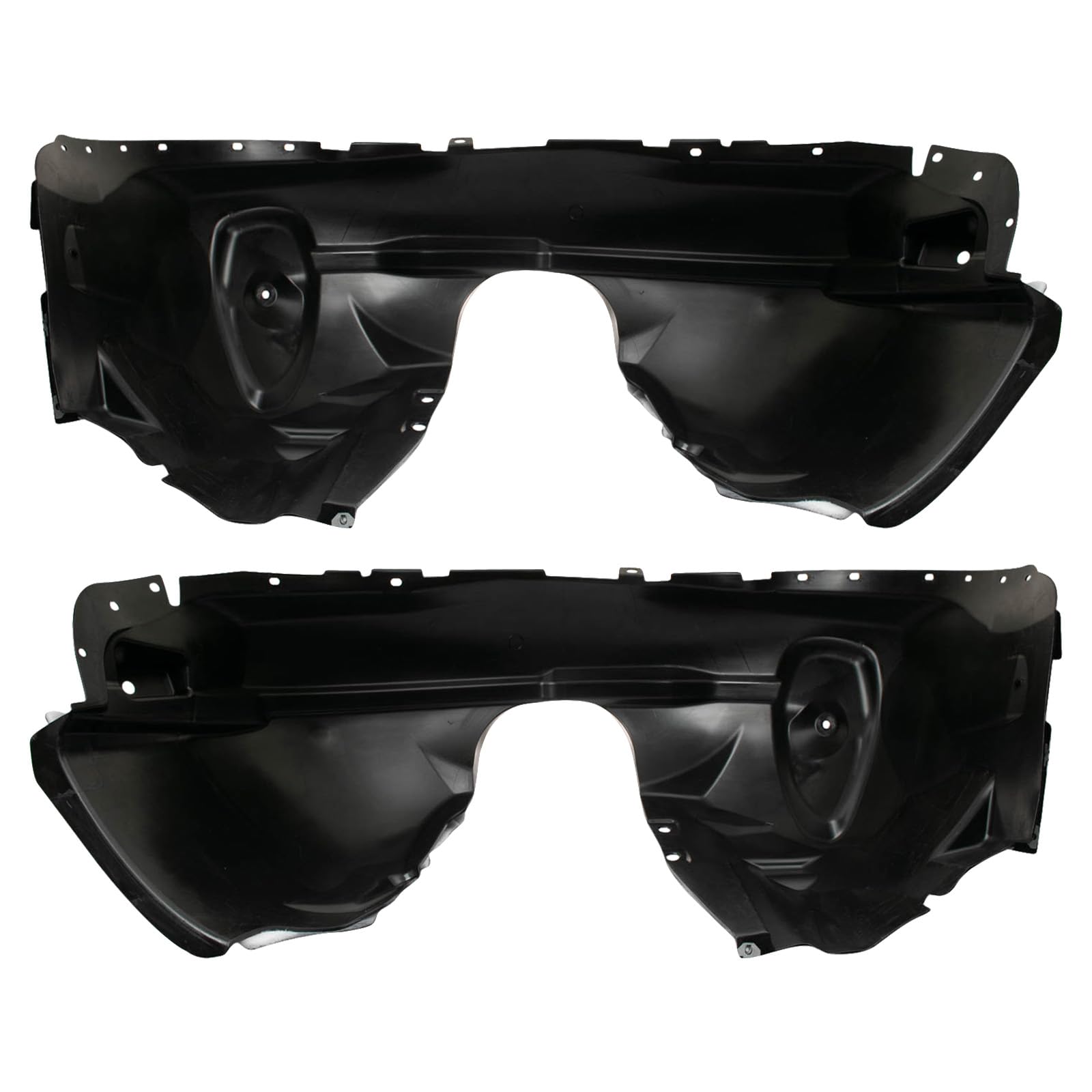 Trq Front Inner Fender Liner Set Compatible With 2015-2019 Ford Escape Fo1248161 Fo1249161