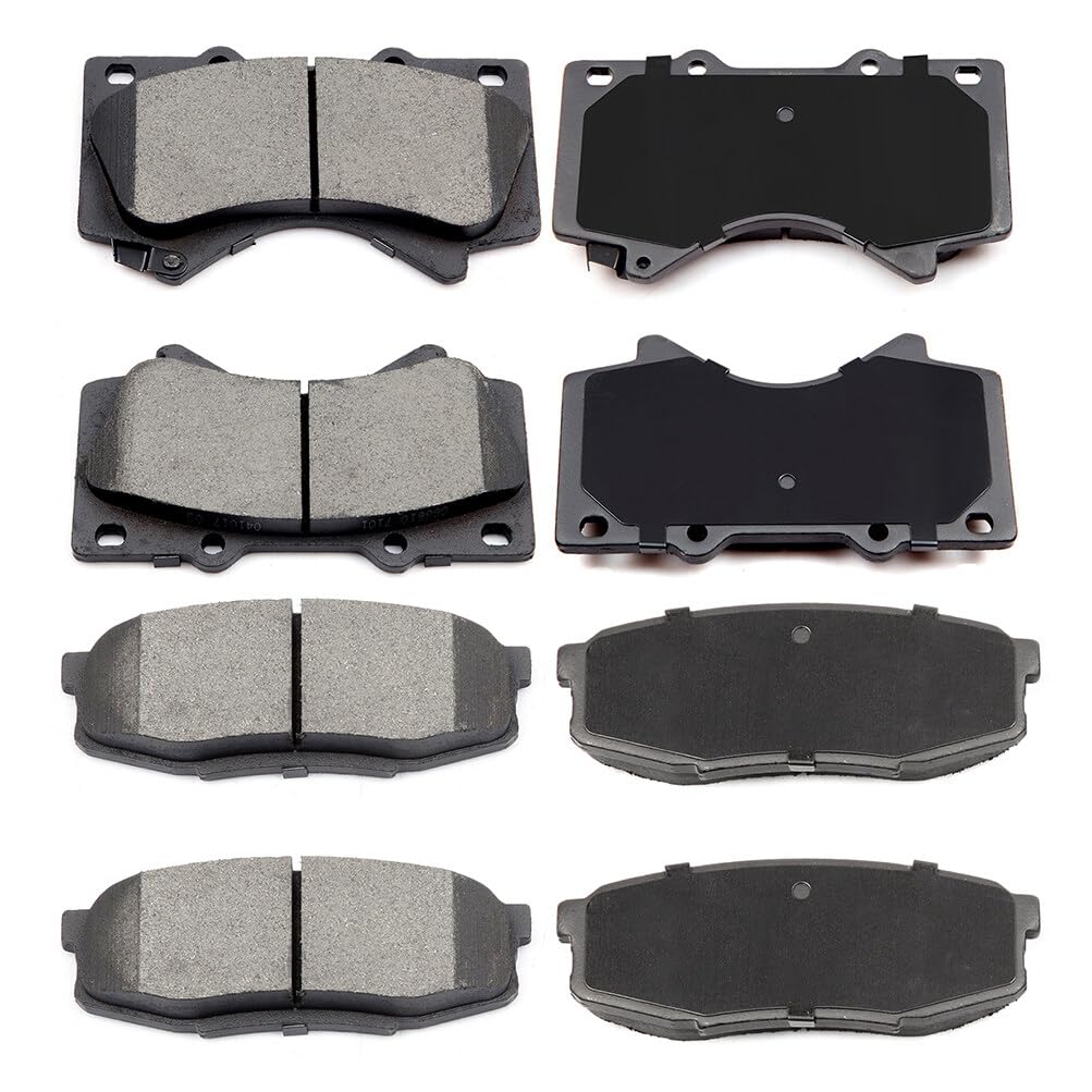 Eccpp D1303-8419 D1304-8420 Front Ceramic & Rear Semi Metallic Disc Brake Pad Set Fit For Toyota Land Cruiser 2008-2011 2013-201