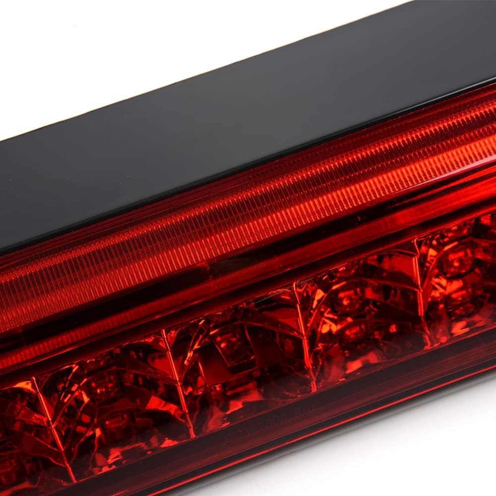 Cheda Third 3D Brake Lights, Compatible With 2007-2016 Toyota Tundra V8, Led Bar Tail Cargo Lamp, Clear Lens Black Housing,81570