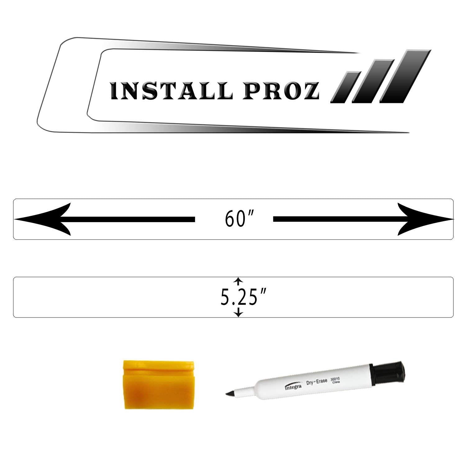 Install Proz Self-Healing Clear Paint Protection-Rear Bumper Protector