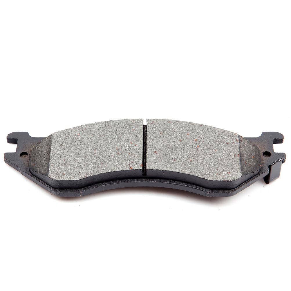 Eccpp D965-7864 D702-7576 Front & Rear Semi Metallic Disc Brake Pad Set - Fit For Dodge Ram 1500 2006-2008, 2500 2003-2008, 3500