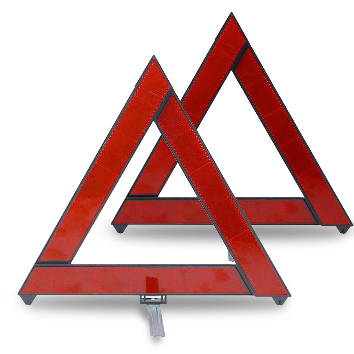NGHEY 2 PCS Reflective Folding Vehicle Danger Sign, Safety Triangle Kit, Vehicle Breakdown Stop Warning Sign, Fit for Most Car (