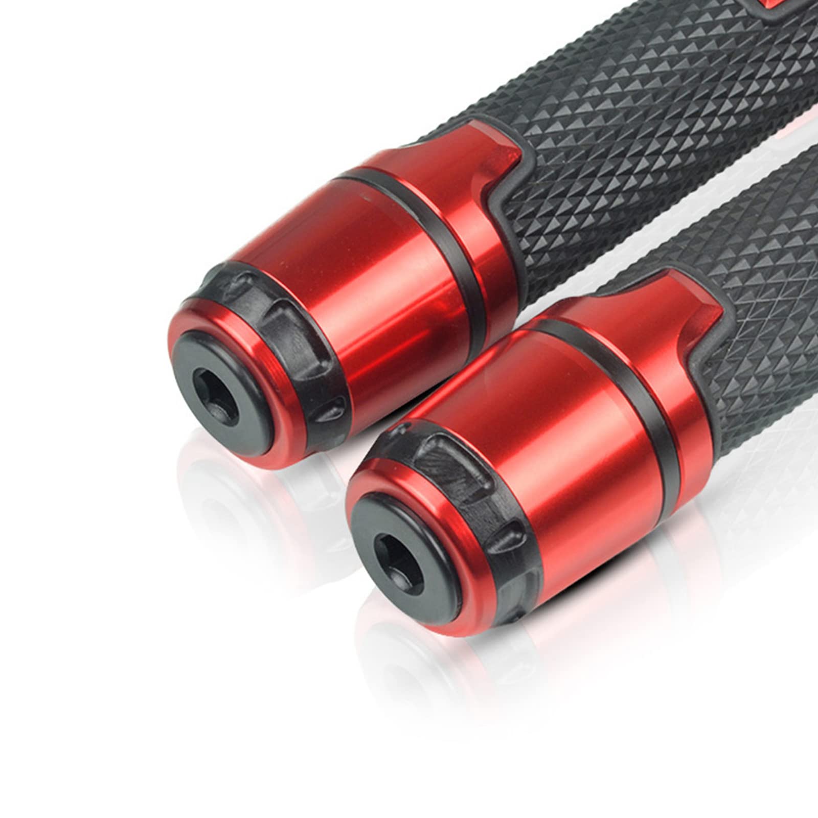 Universal 7/8'' 22mm Motorcycle Powersports Handlebar Grips for Yamaha YZF 600R R1 1998-2019,R3 2015-2019,R6 1999-2019,R6S 2006-