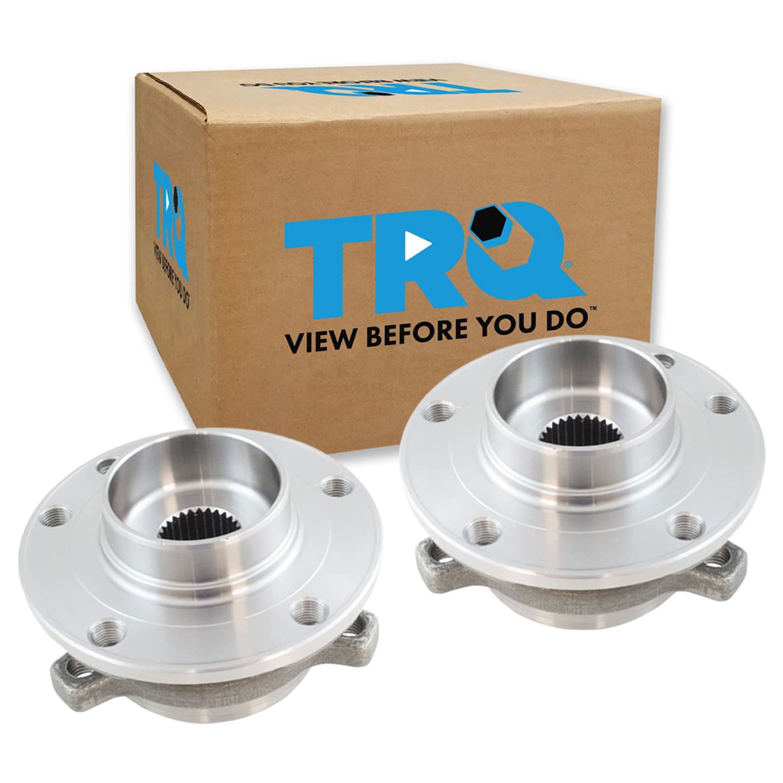 Trq Front Wheel Hub Bearings Assembly Set Compatible With 2014-2022 Jeep Cherokee