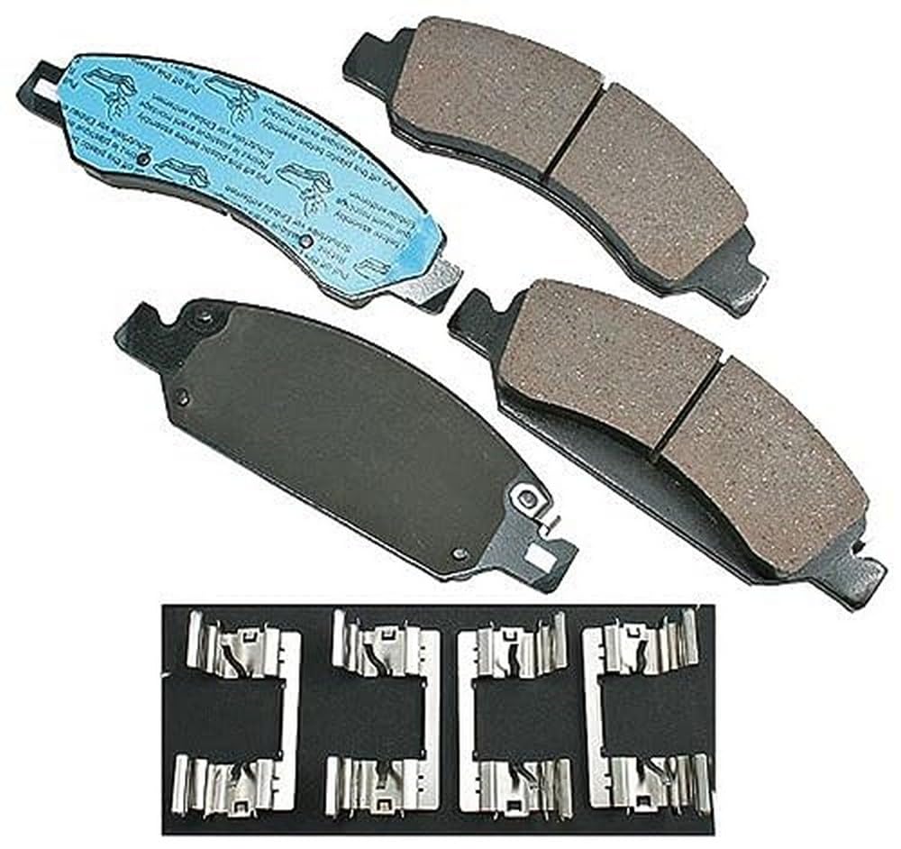 Akebono Act1363 Proact Ultra Premium Ceramic Disc Brake Pad Kit , Grey