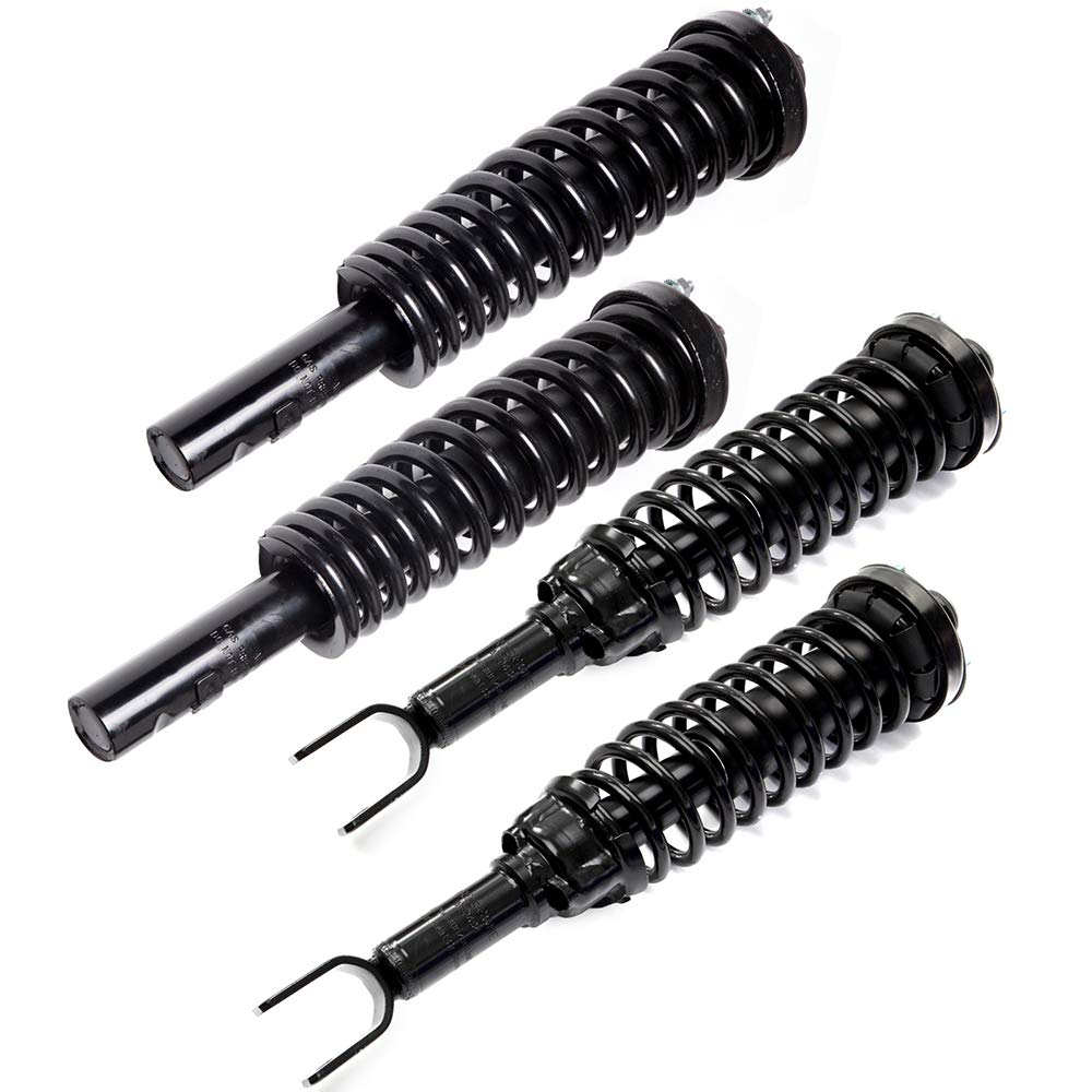 Lsailon Front Rear Pair Struts Shocks Complete Assembly Compatible With 1996-2000 For Honda Civic 171291R 171291L 171292 Struts