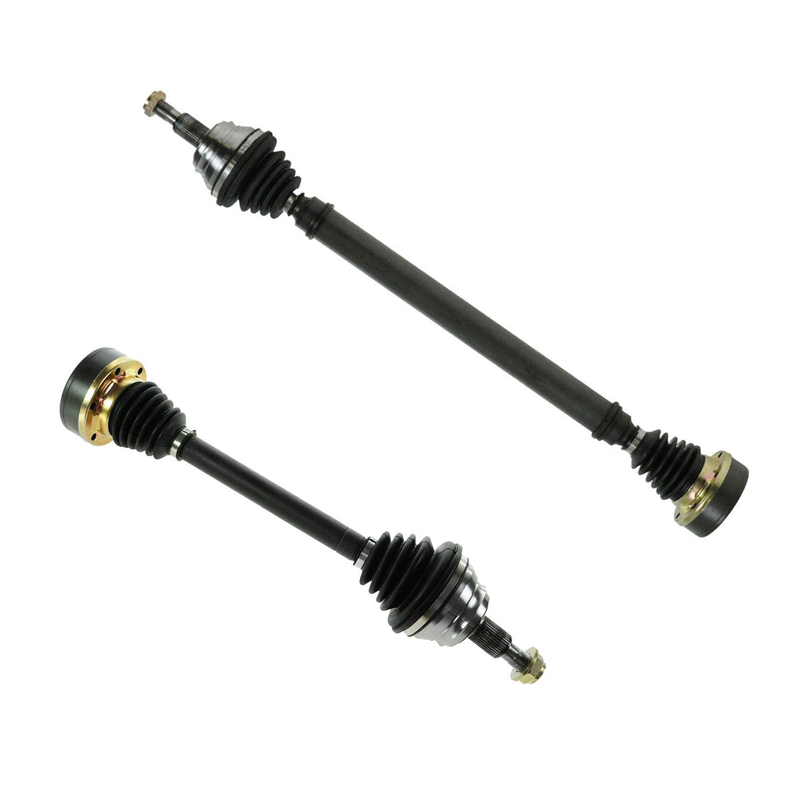 Trq Front Cv Axle Shaft Assembly Set Compatible With 1998-2010 Volkswagen Beetle 1999-2006 Golf 1999-2005 Jetta