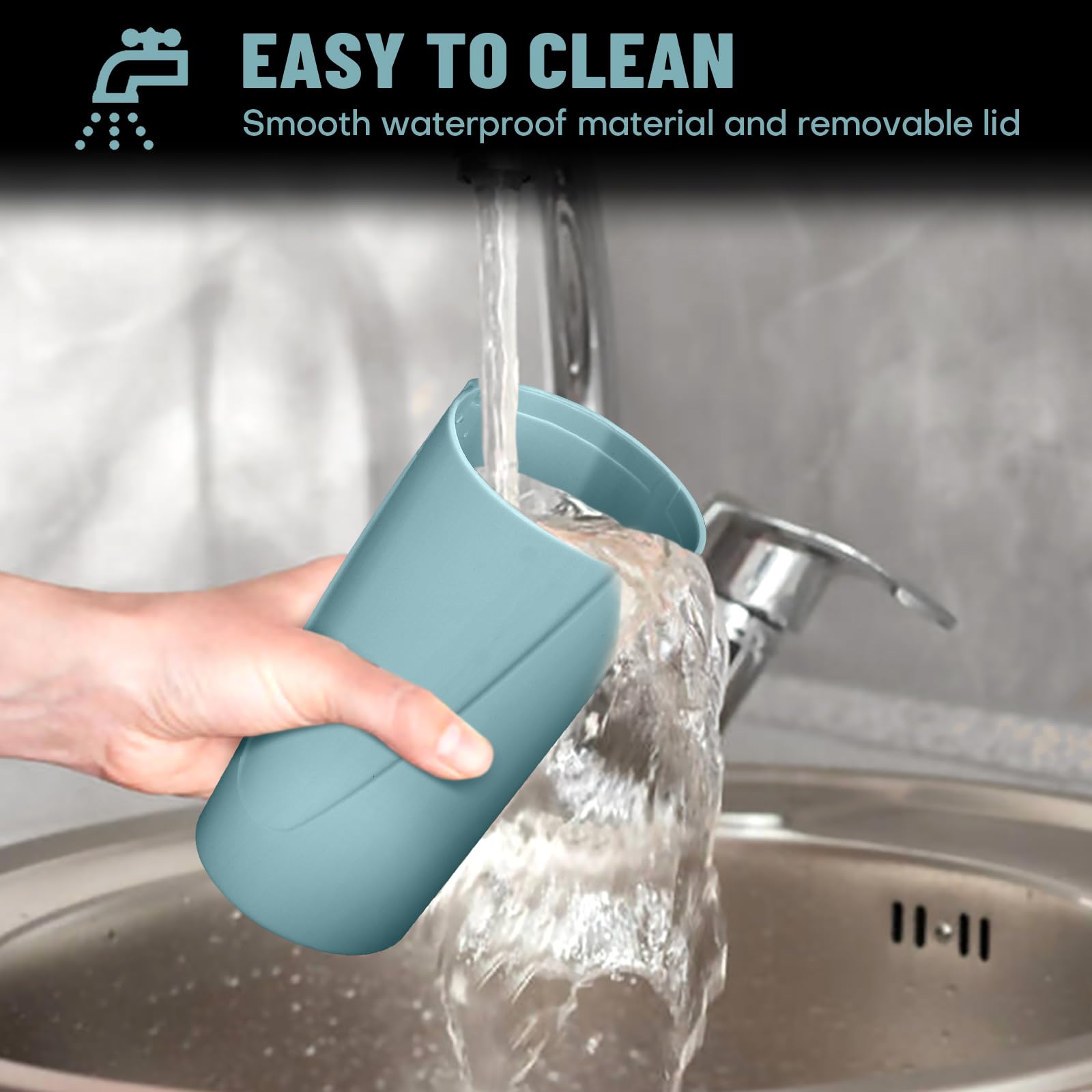 Car Trash Can Bin With Lid-2 Packs Car Garbage Can Cup Holder-Dark Green Mini Leakproof Vehicle Trash Garbage Can Bin With 40Pcs