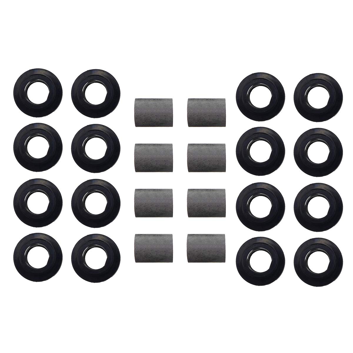 For Arctic Cat Shock Bushing Kit, Upper Lower Front Rear Shock Bushing For Arctic Cat 250 300 375 400 454 500 650, 21-0001