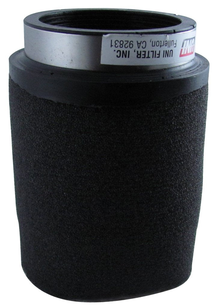 Uni Filter UP4229 Black Universal Urethane Flange Straight Clamp-On Pod Filter