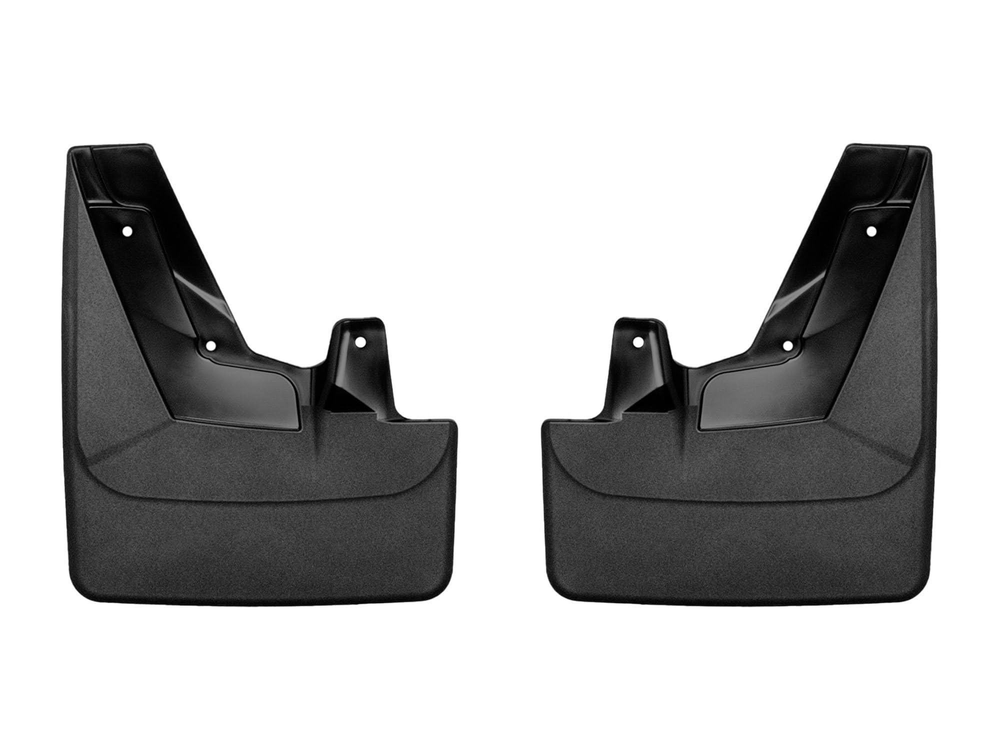 WeatherTech Custom No Drill Splash Guard MudFlaps for Tahoe, Yukon, Yukon XL, Suburban - Front Pair (110125), Black