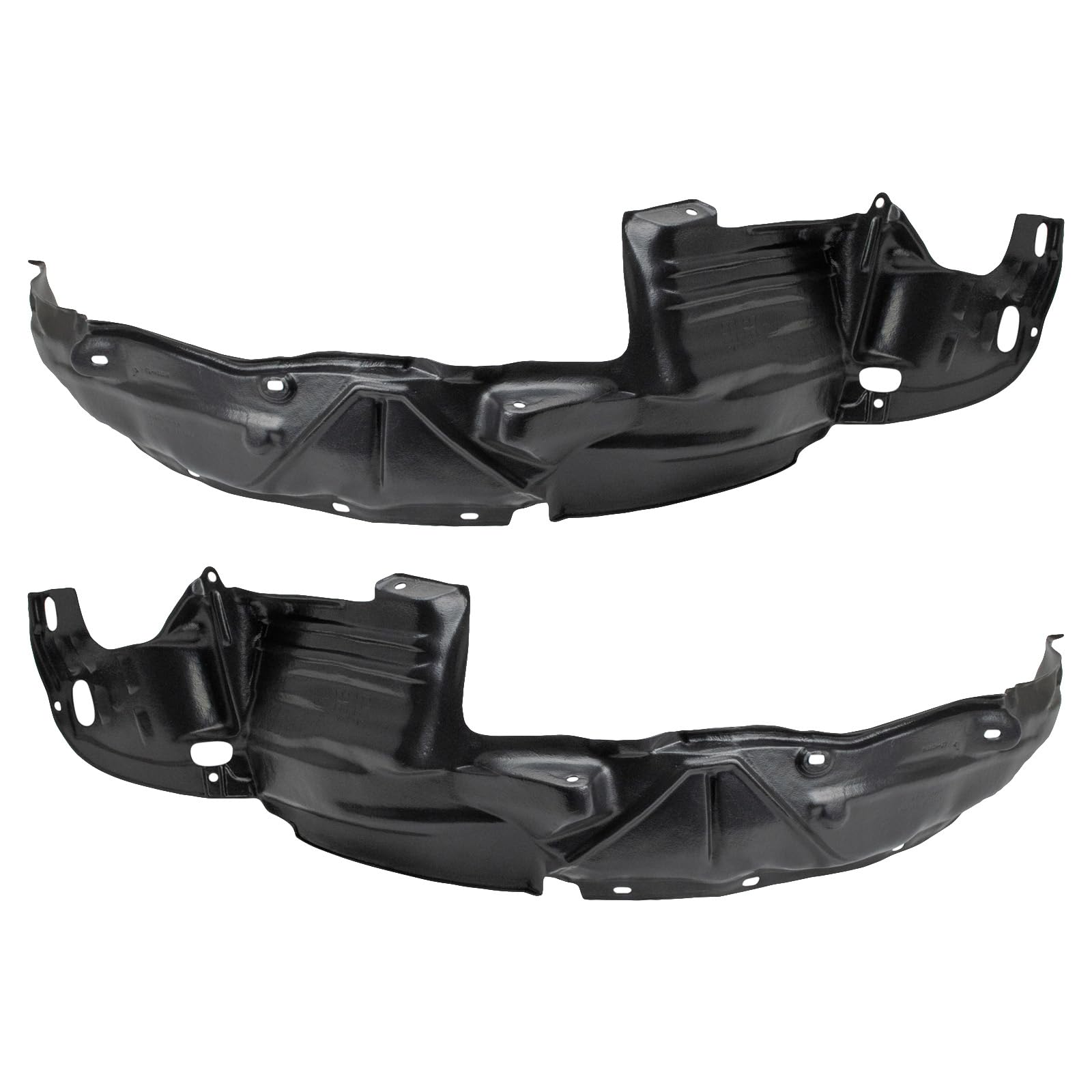 Trq Front Inner Fender Liner Set Compatible With 1998-2002 Honda Accord Ho1248106 Ho1249106