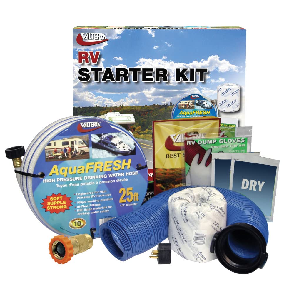 Valterra K88121 Standard RV Accessory Starter Kit with Water Regulator