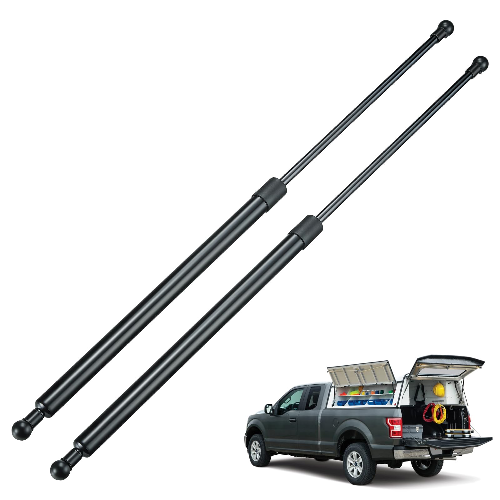 Bdfhyk St280M200 28Inch 200Lbs (890N) Gas Shocks Struts Lift Support For Floor Hatch Door, Trap Door, Murphy Bed Support,Trucks