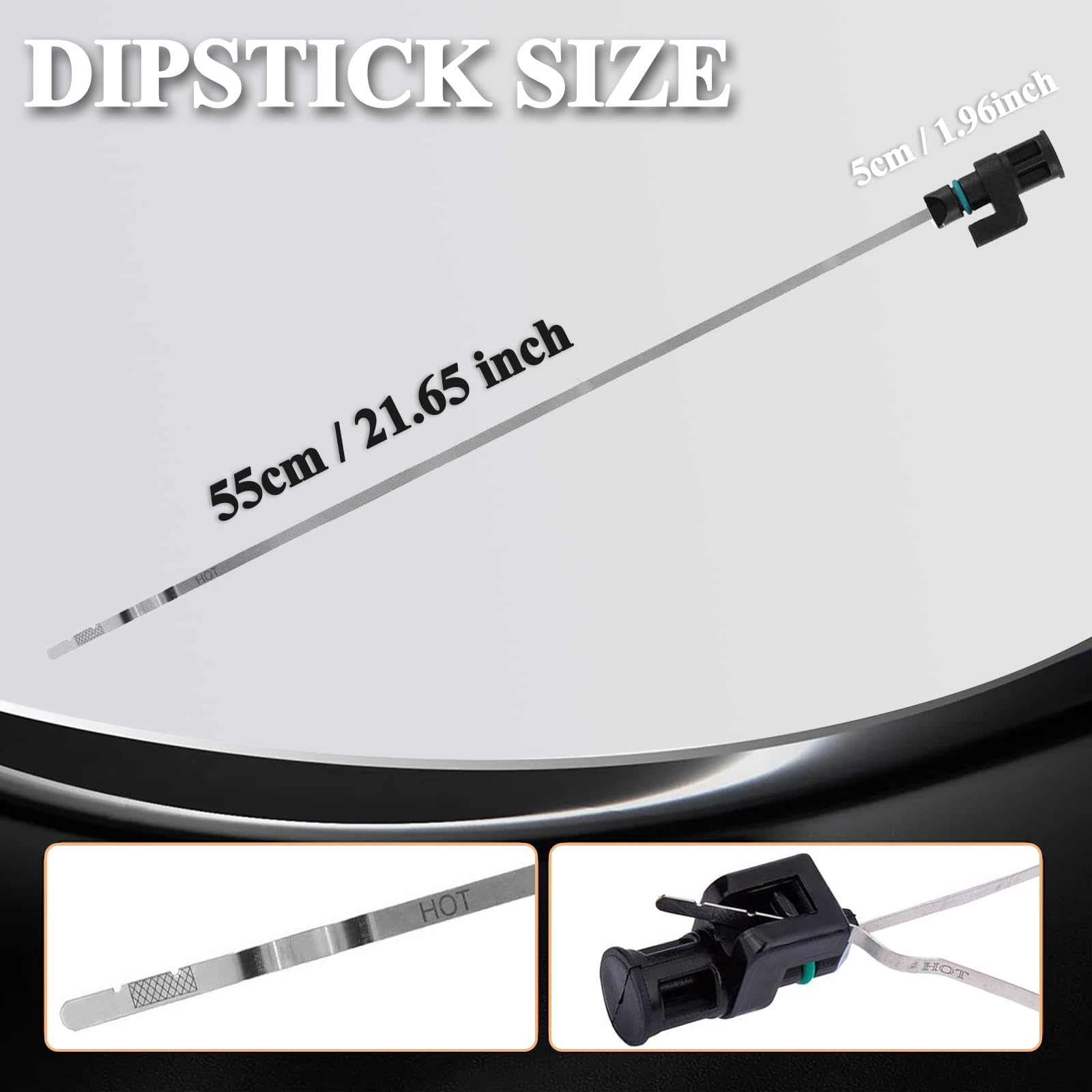 Covnikyer Cvt Transmission Oil Level Dipstick Indicator Gauge Compatible For Nissan Altima 2007-2023 | Rogue 2013-2023 | Maxima