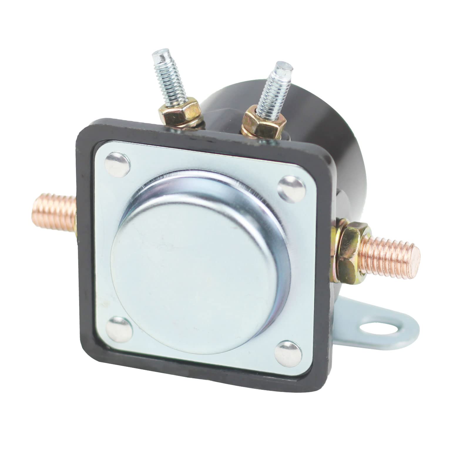 Hot Rod Starter Solenoid Relay 12V Replacement For 1956-Up Fo-Rd B6Az-11450-A B-6A-11450A C6Af C7Af C9Af C3912 Sw-3 Sw3 D2Af11450Aa 50-430 Black