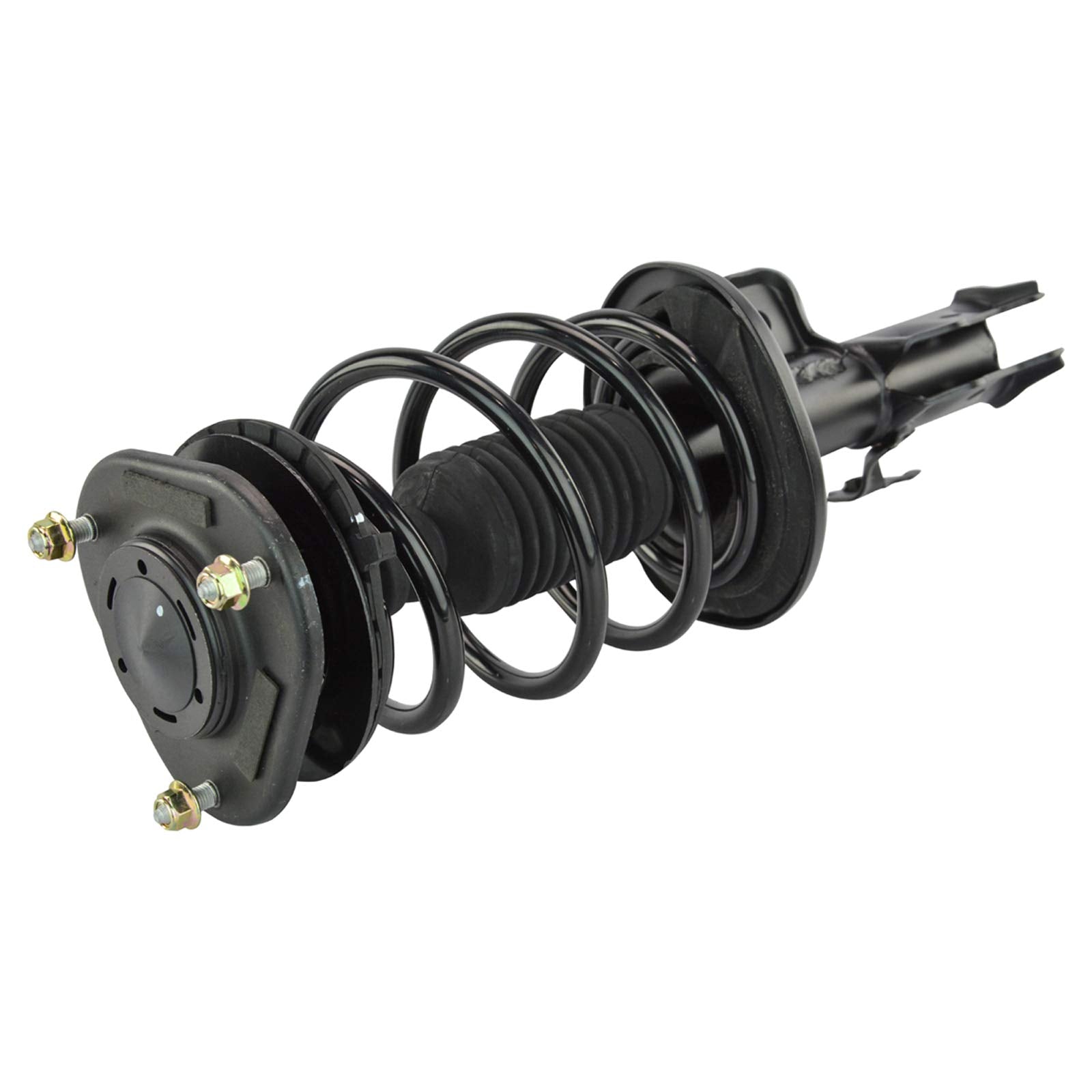 TRQ Front and Rear Complete Strut Assembly & Shock Absorber Kit Complete Strut & Coil Spring Assembly Compatible with 2008-2015