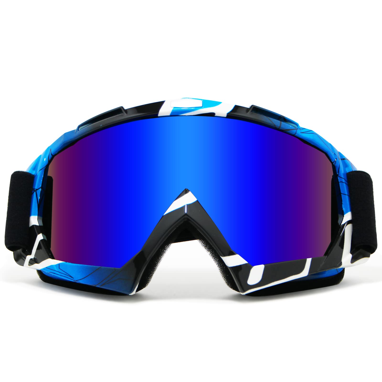 Copvner Motorcycle Goggles Atv Dirt Bike For Men Motocross Riding Goggles Uv400 Otg Offroad Goggle Mx Helmet Racing Four Wheeler