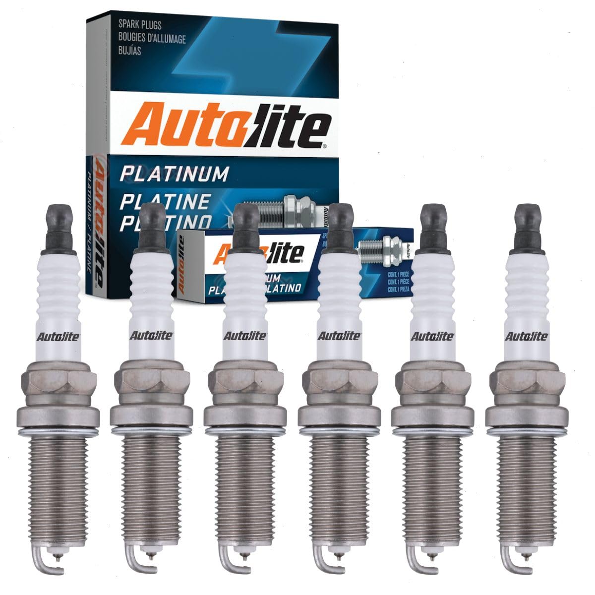 6 pc Autolite Platinum Spark Plugs compatible with Nissan Xterra 4.0L V6 2005-2015