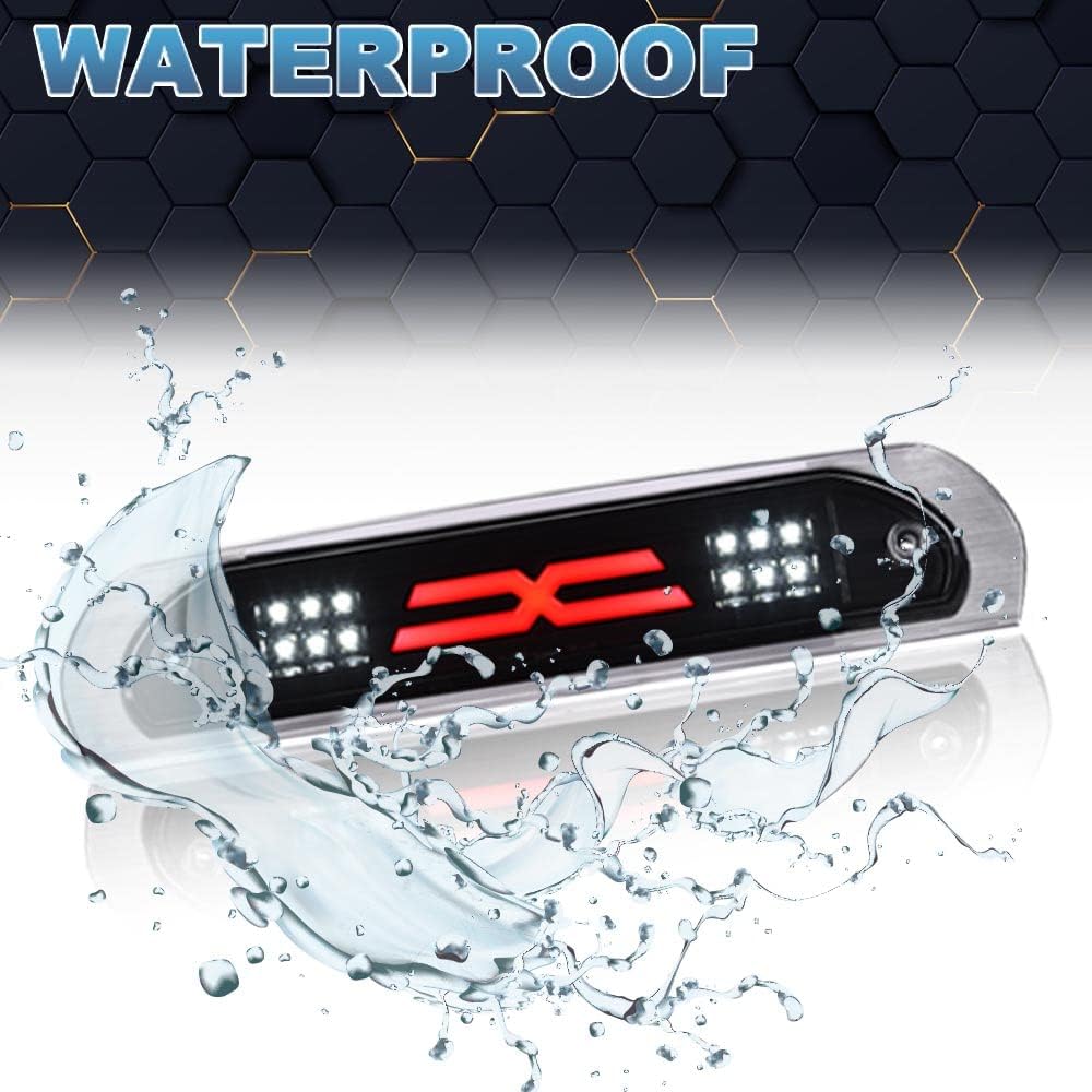 Pit66 Led 3Rd Brake Light Compatible With Dodge Ram 1500 2002-2008/Compatible With Dodge Ram 2500 3500 2003-2009 Third Brake Lig