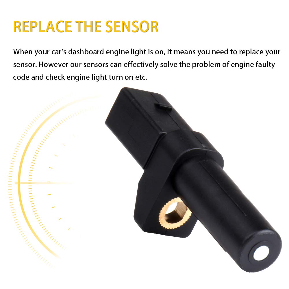 OCPTY Engine Crank Crankshaft Position Sensor Fits 2004-2009 for Mercedes-Benz SL600, 2005-2011 for Mercedes-Benz SL65 AMG, 2000