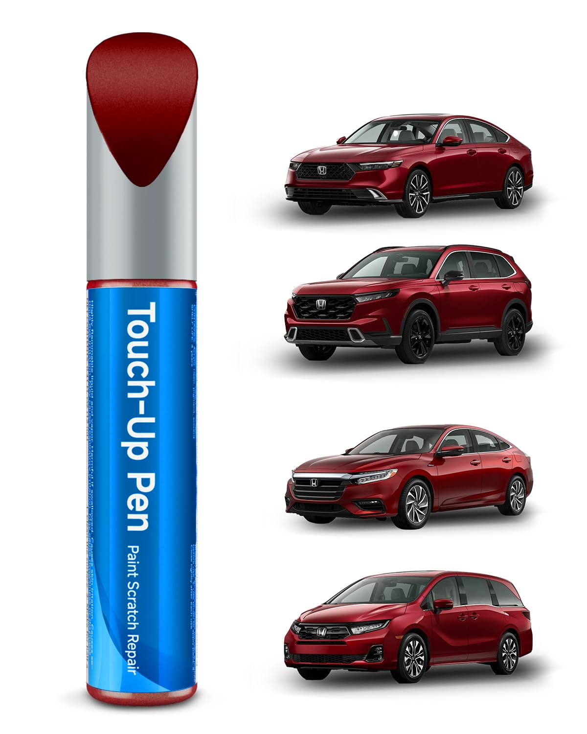 R-569M Radiant Red Metallic Touch Up Paint Compatible with Honda Exact Match Touch Up Paint Car Scratch Repair