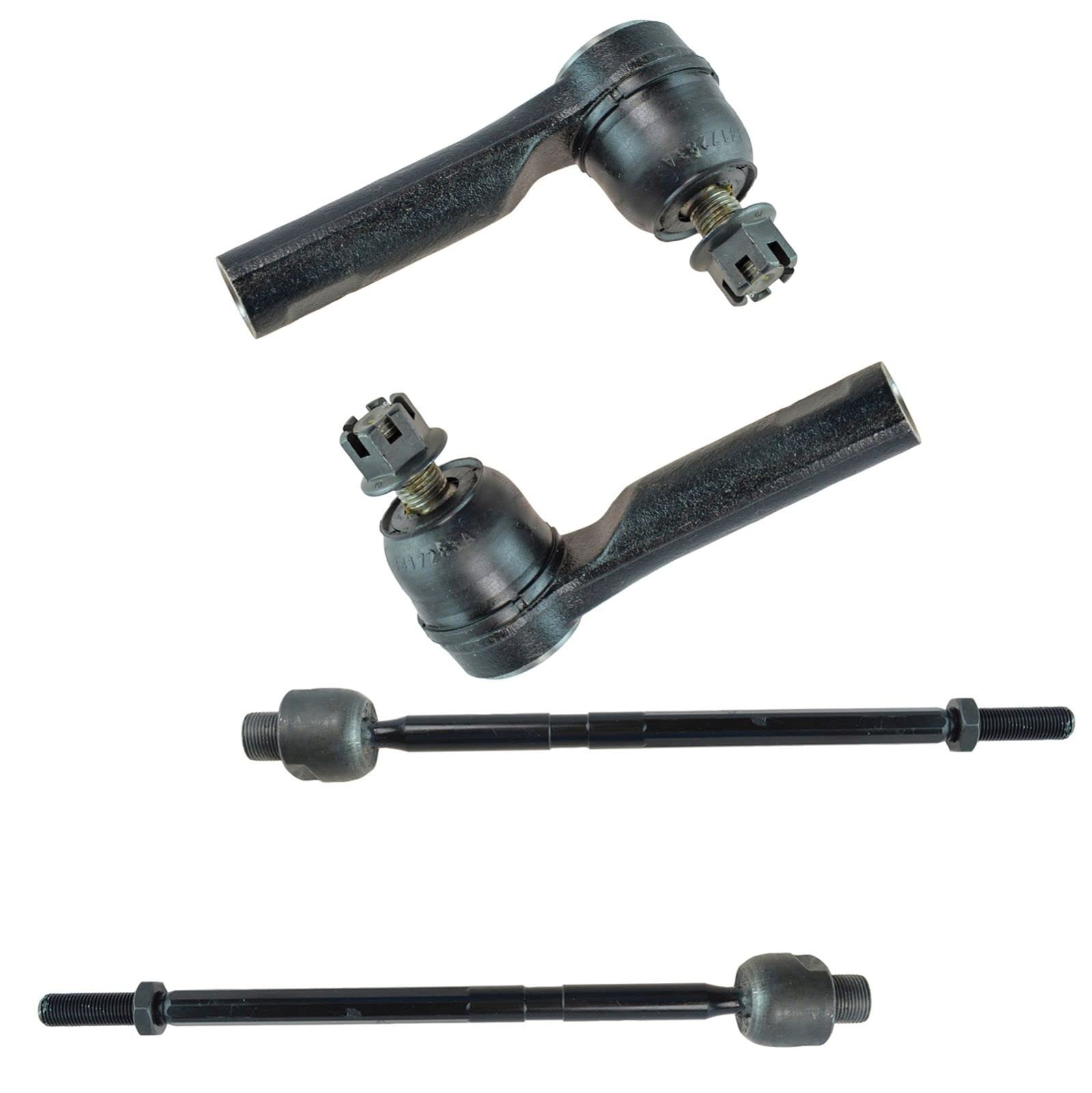Trq Front Inner And Outer Tie Rod Set Compatible With 2007-2011 Honda Cr-V