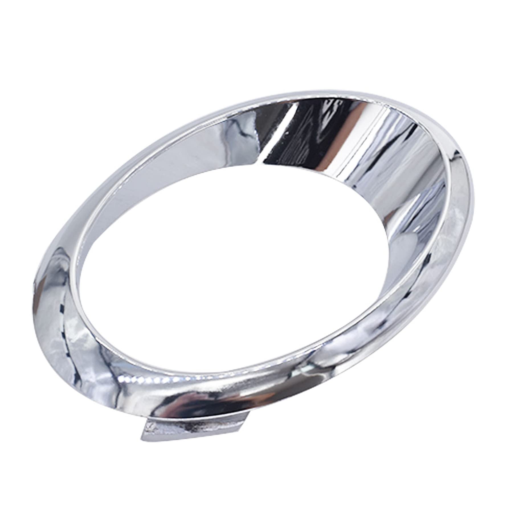 1-Pack Left Side Fog Light Bezel Chrome Trim Ring Replacement for 2013-2016 Fusion Driver Side DS7Z-17E811-AA DS7Z17E811AA