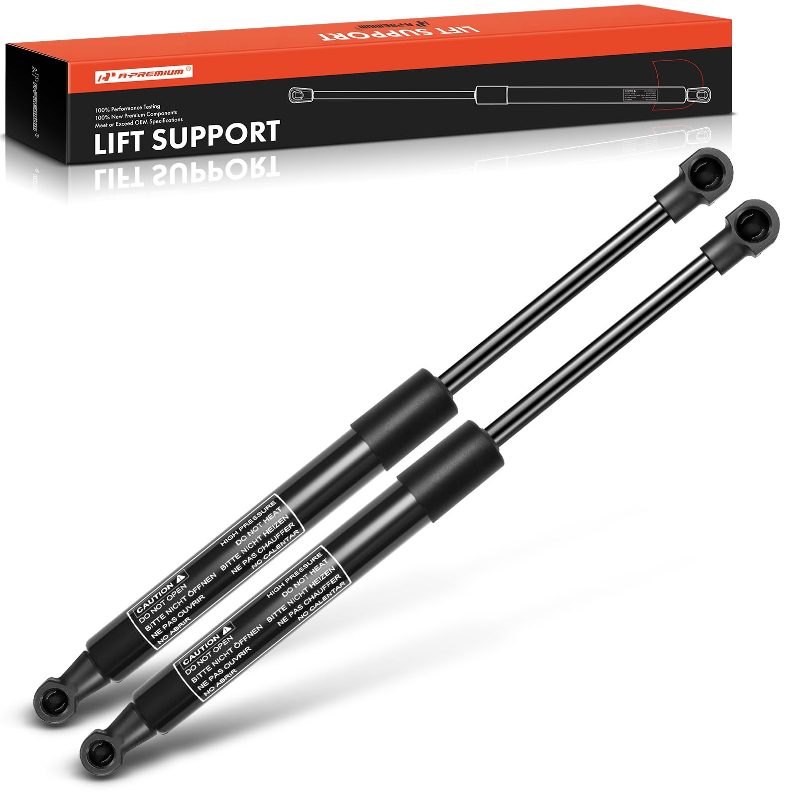 A-Premium Tailgate Rear Hatch Lift Supports Shock Struts Compatible with Select Honda Models - Fit 2015 2016 2017 2018 2019 2020