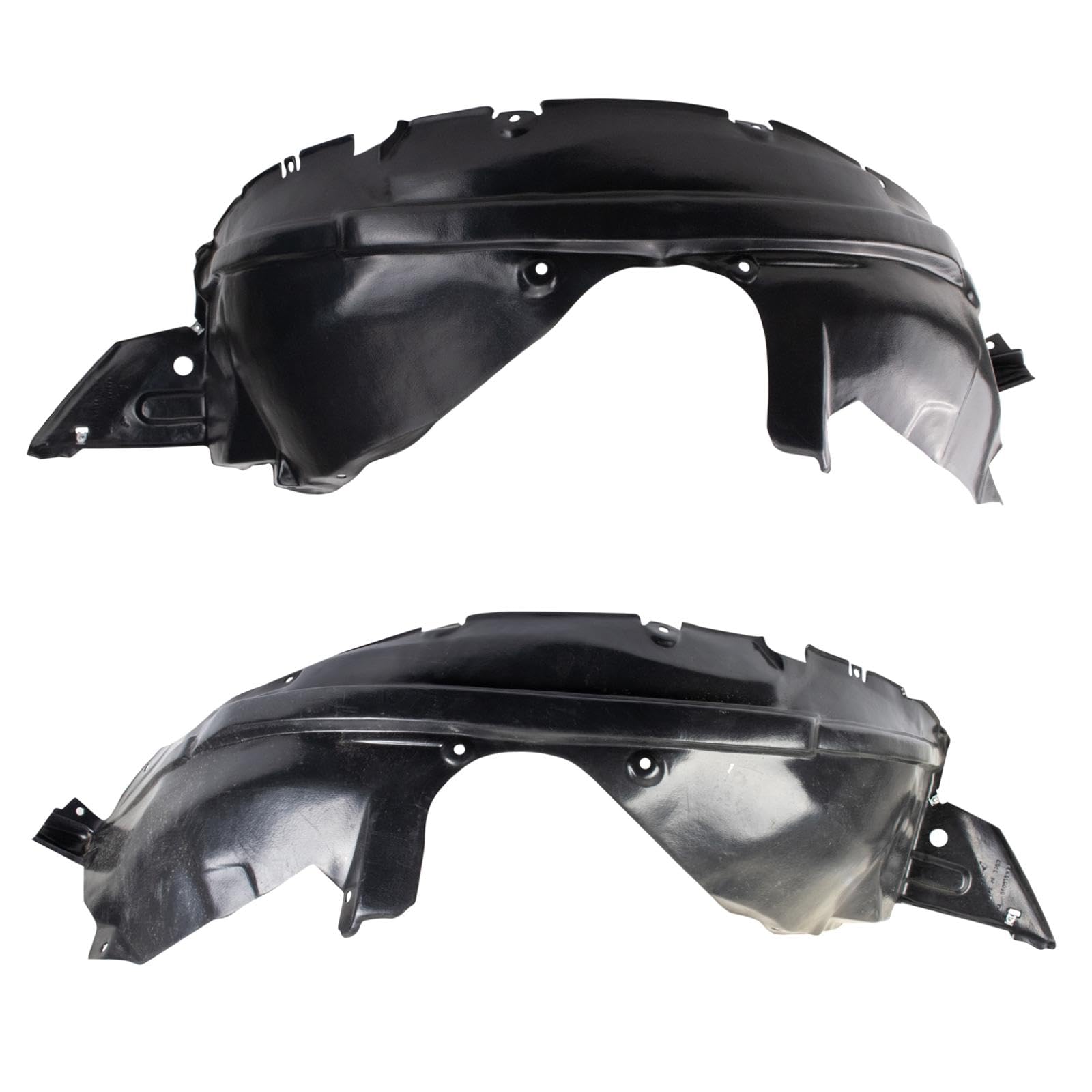 Trq Inner Fender Liner Set Compatible With 2007-2009 Suzuki Sx4 Sz1248118 Sz1249118