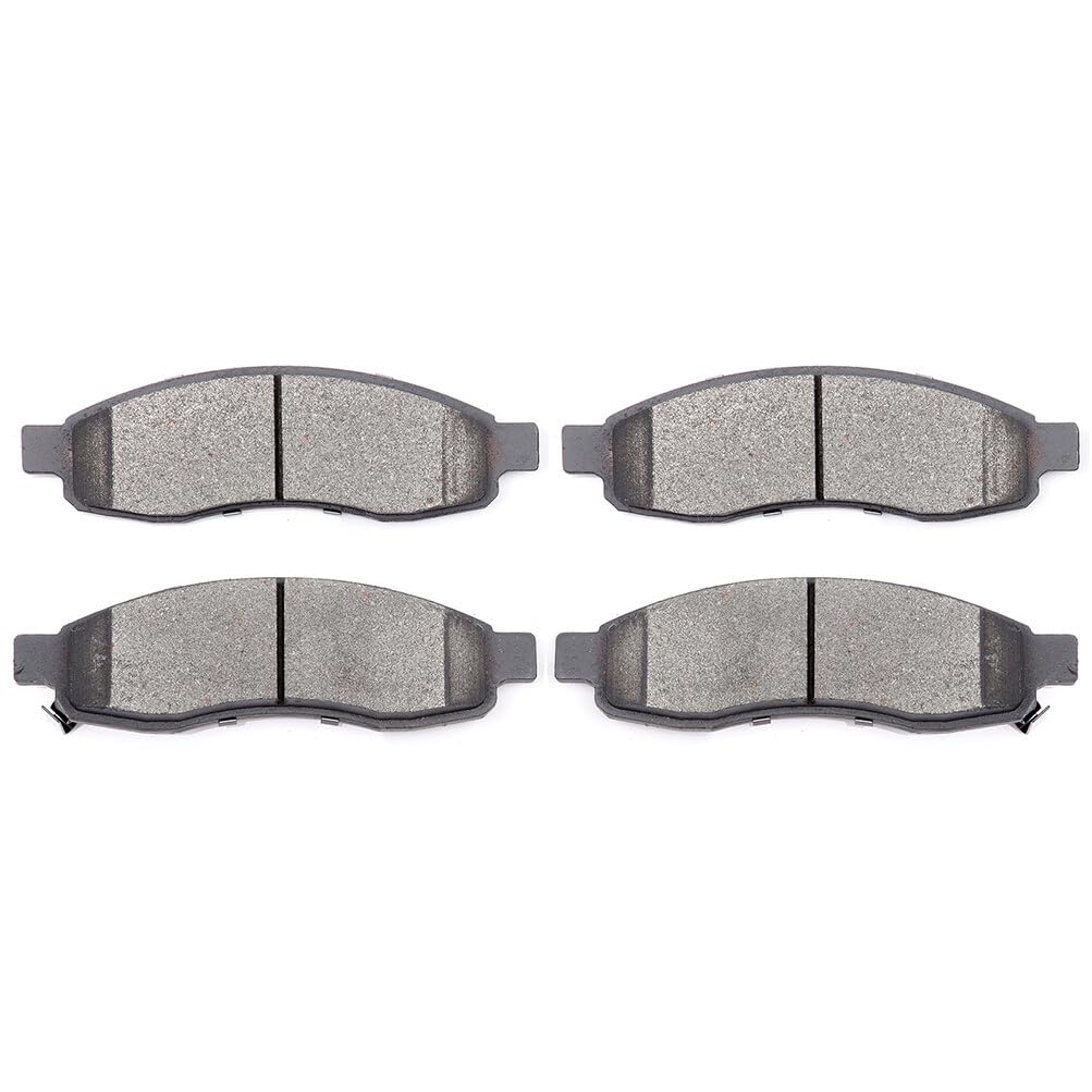 Automuto 4Pcs Front Semi-Metallic Disc Brake Pads Set D1015 For Infiniti Qx56 2004-2006,For Nissan Armada 2005-2006,For Nissan P